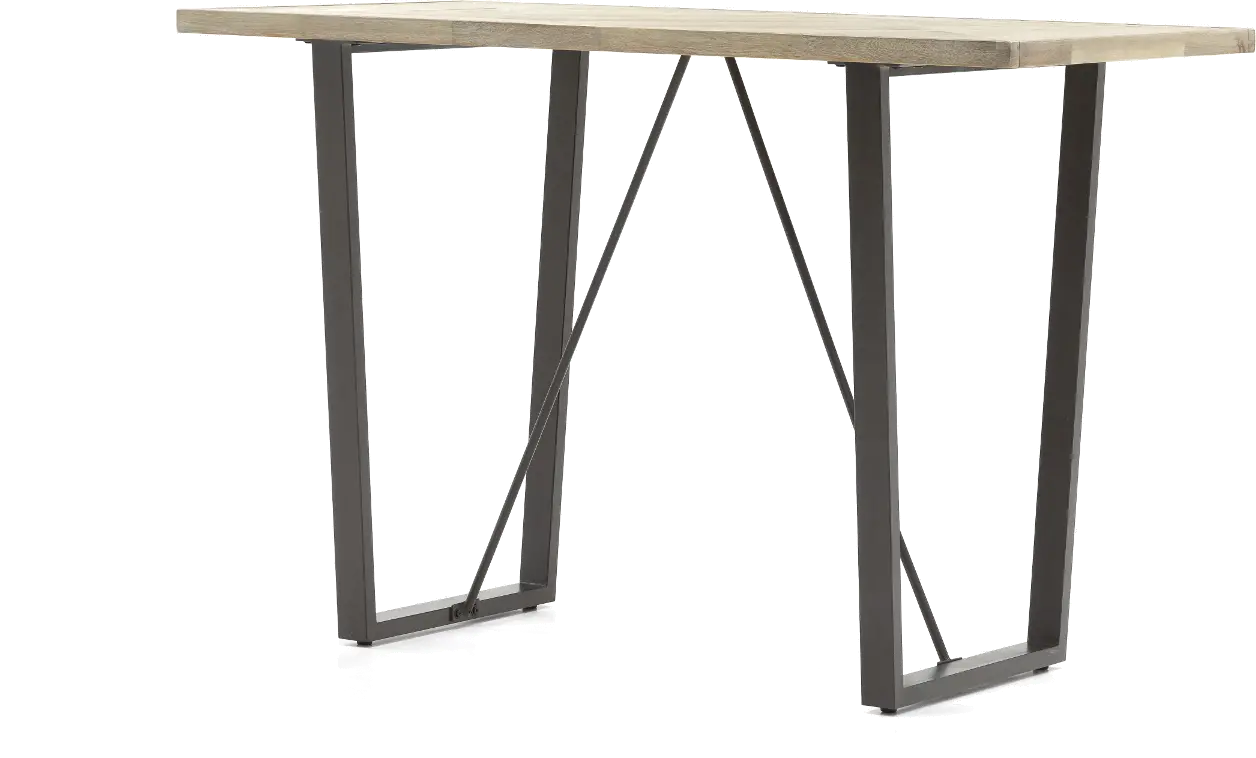 Luna Natural Bar Height Dining Table-1