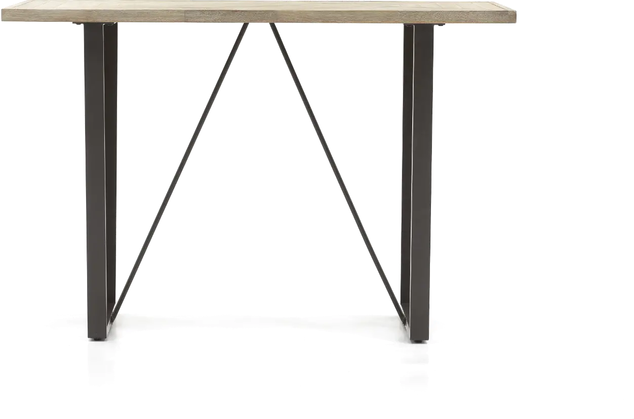 Luna Natural Bar Height Dining Table-2