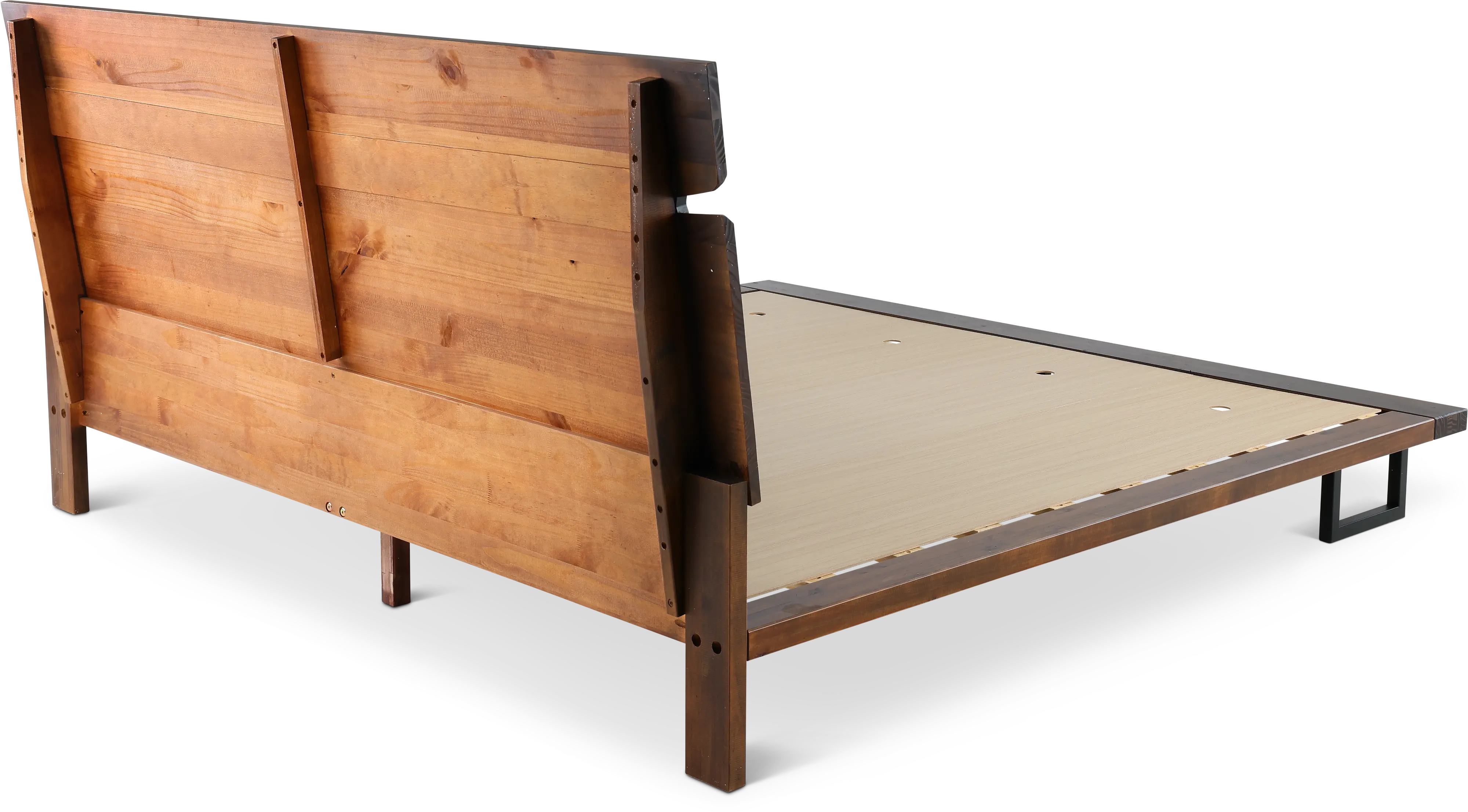 Pasco Brown Queen Platform Bed-12