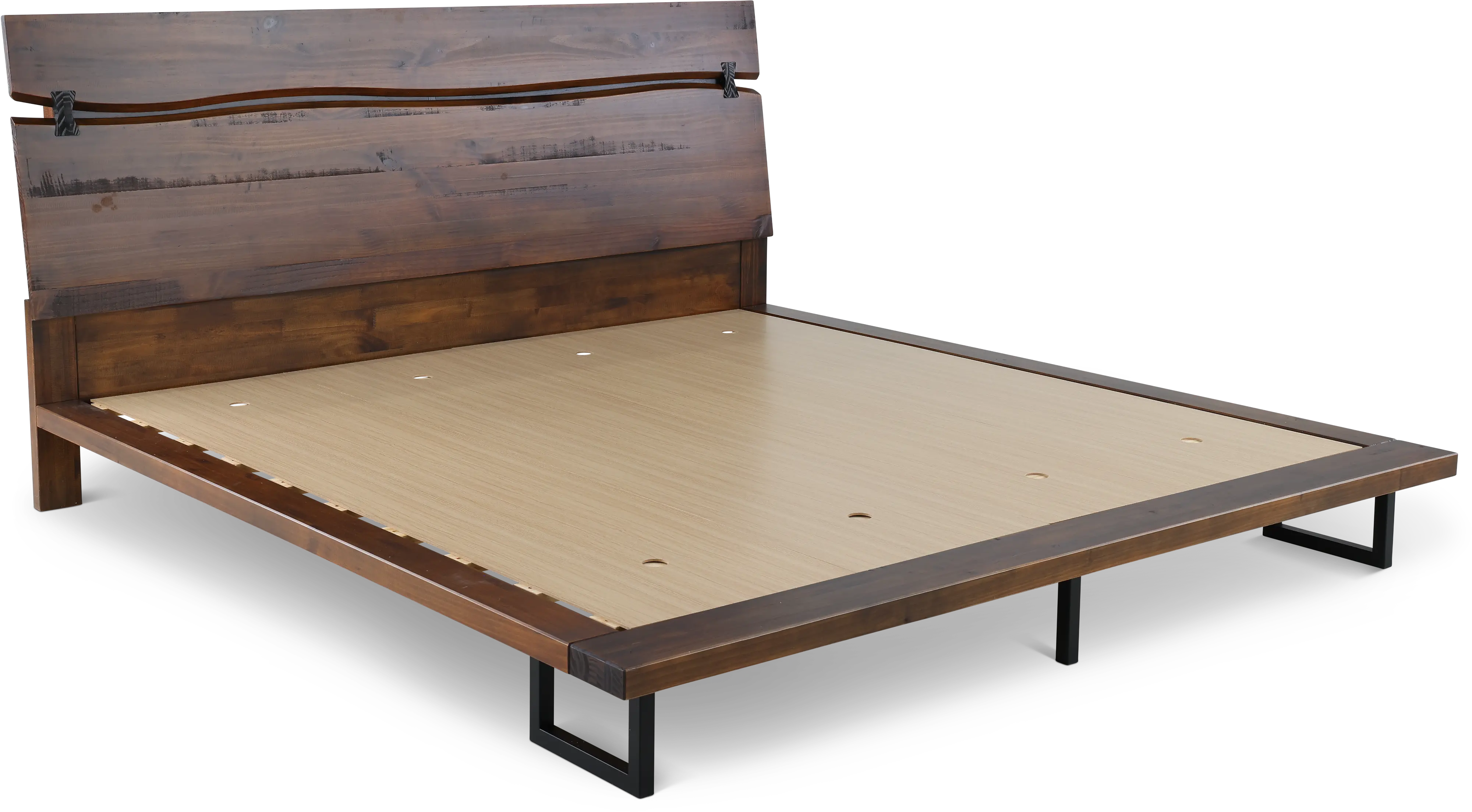 Pasco Brown Queen Platform Bed-17