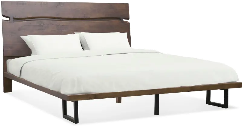 Pasco Brown Queen Platform Bed