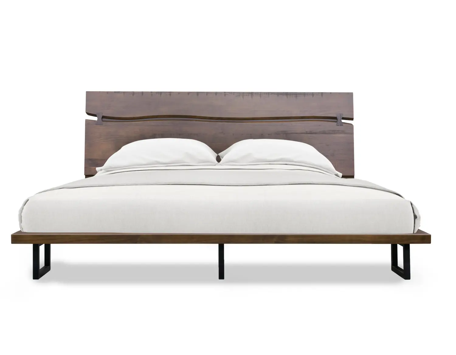 Pasco Brown Queen Platform Bed-1