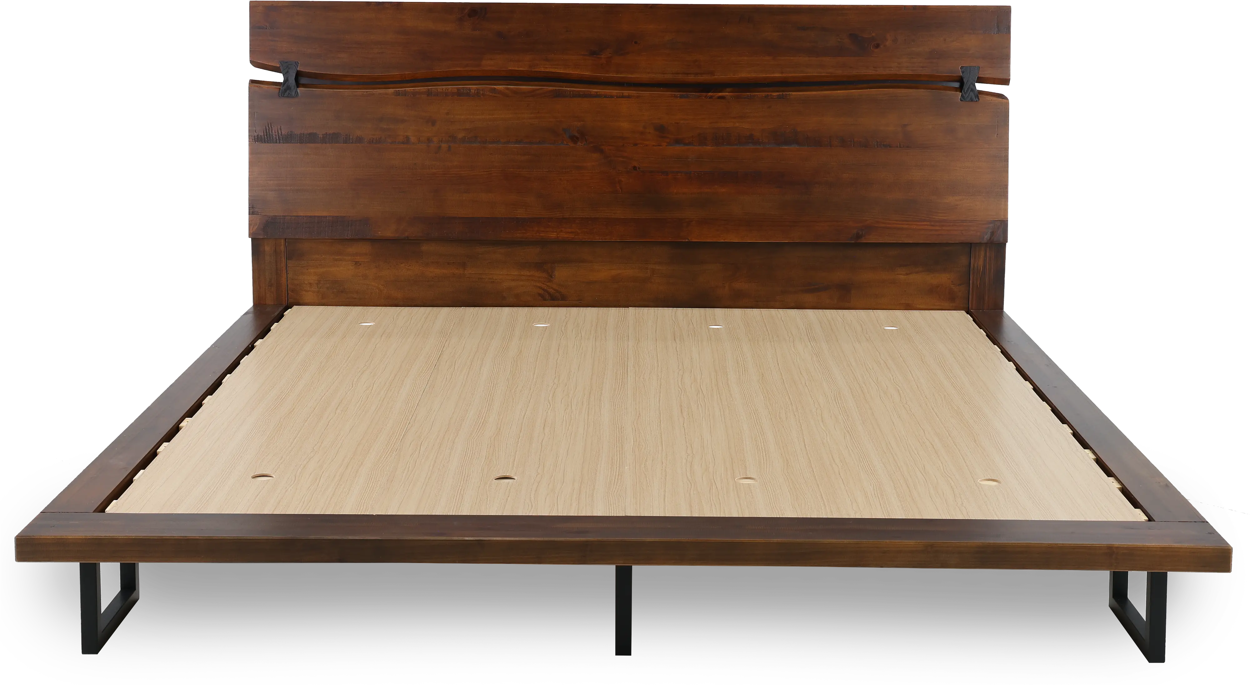 Pasco Brown King Platform Bed-15