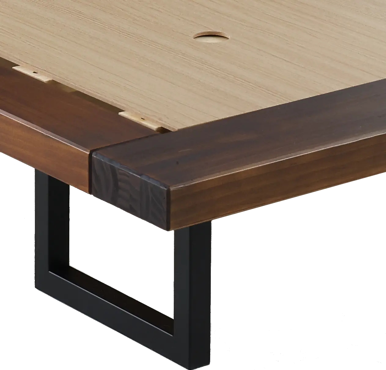 Pasco Brown King Platform Bed-16