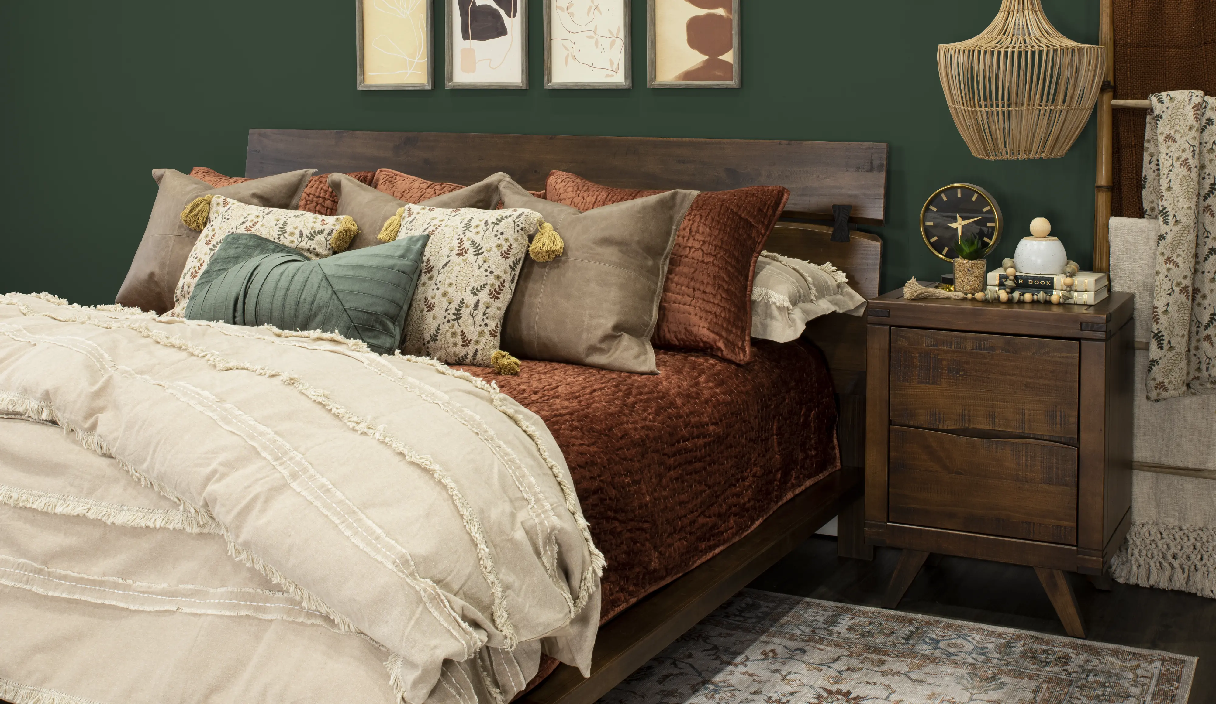 Pasco Brown King Platform Bed-5