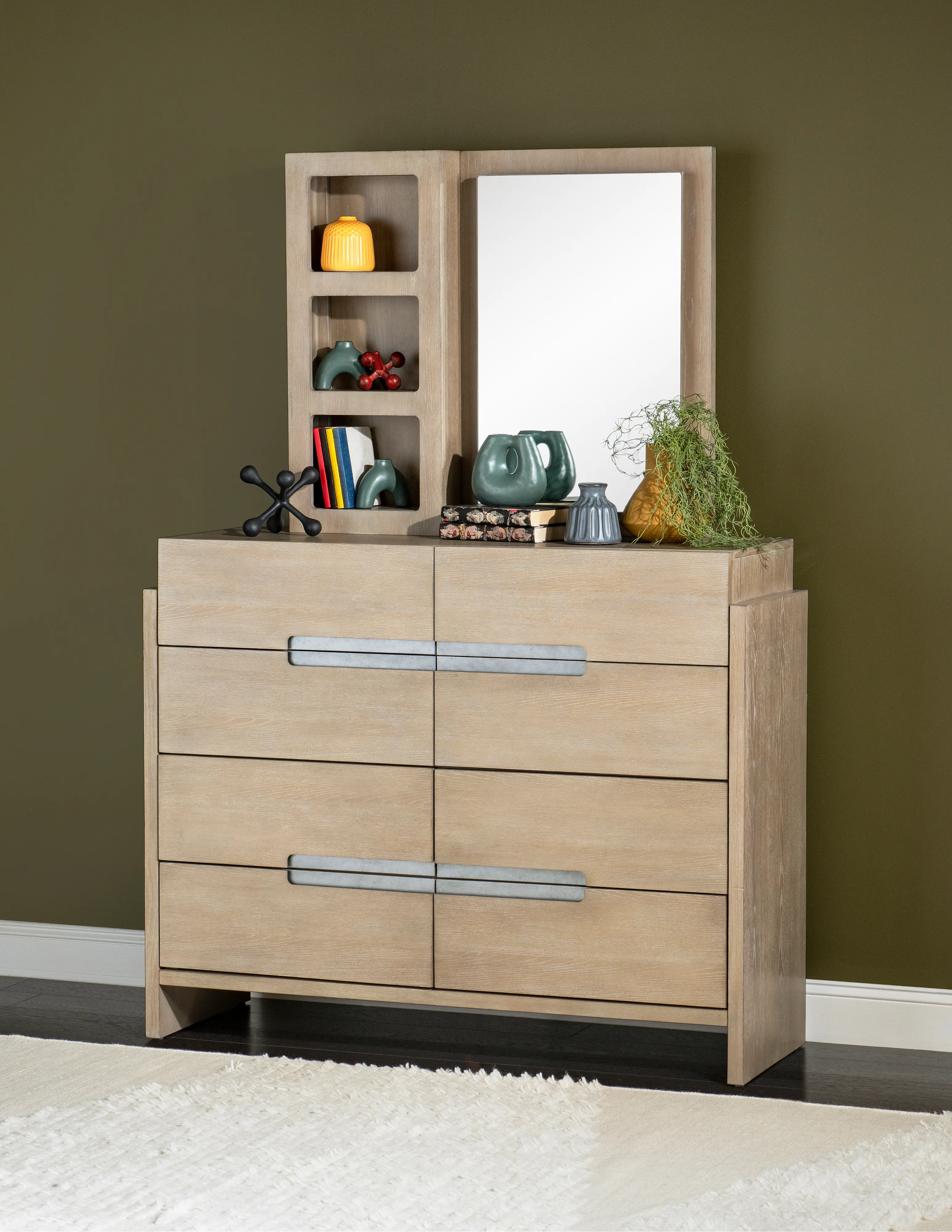 District Weathered Oak Dresser-2
