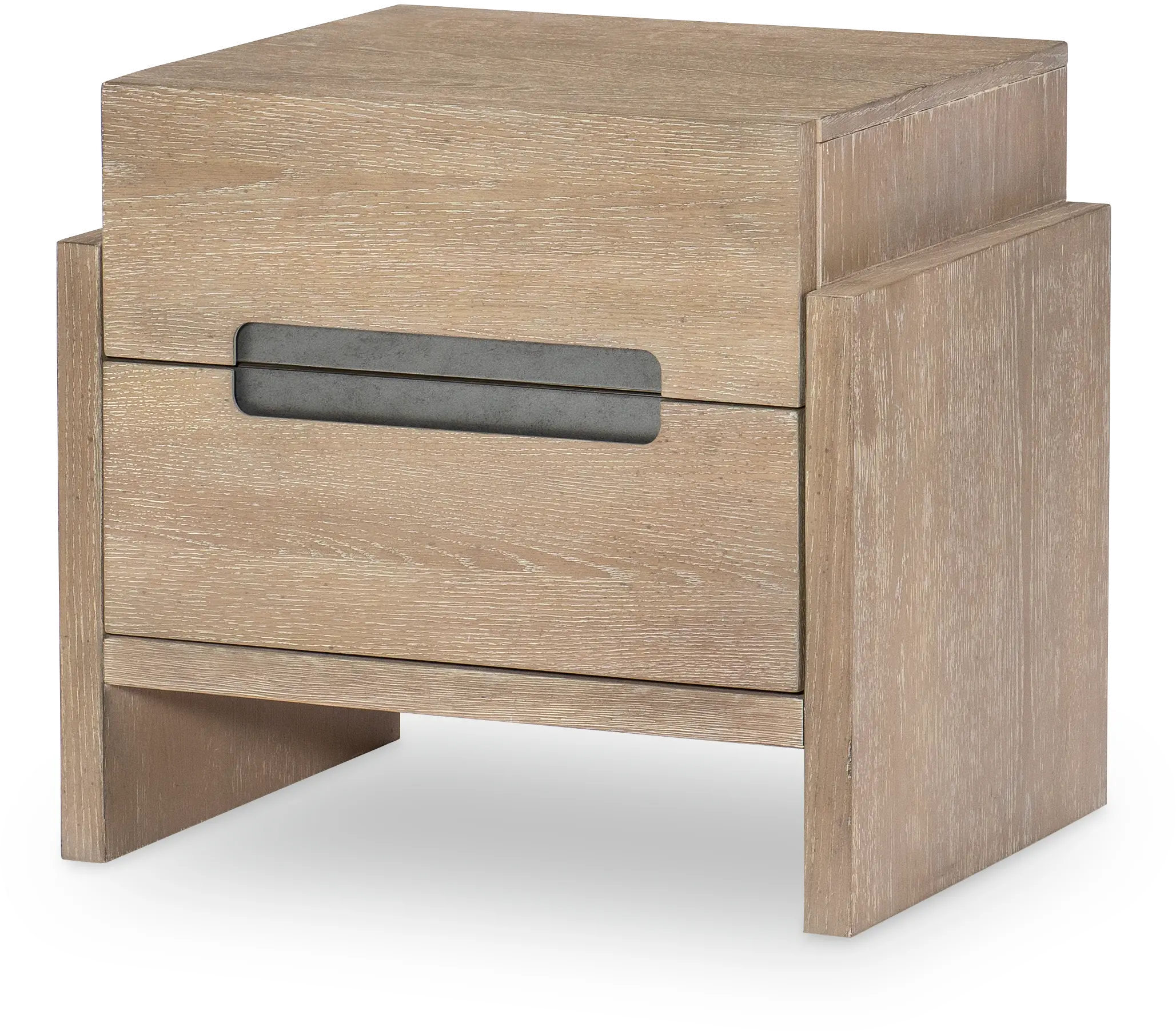 District Weathered Oak Nightstand-1