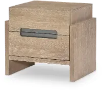 District Weathered Oak Nightstand