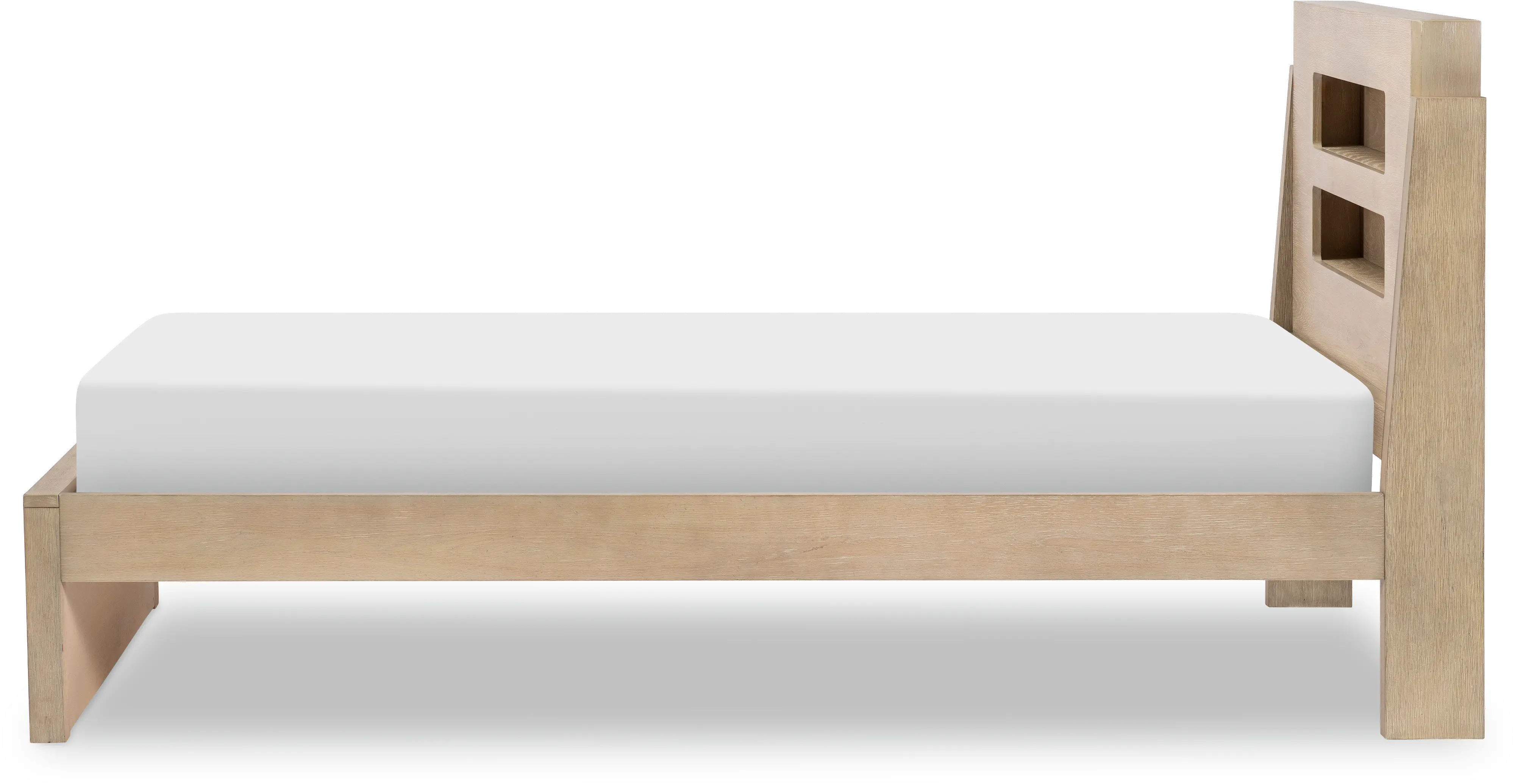 District Weathered Oak Twin Bed with Lights-6