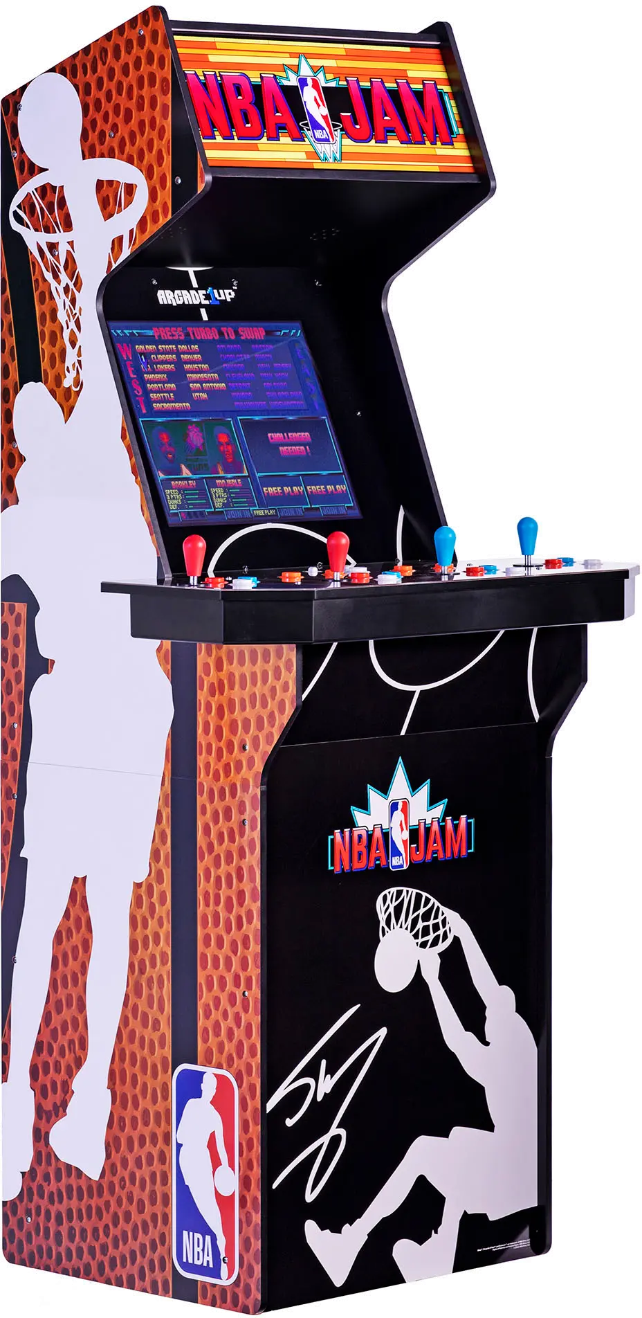 UPRIGHT/NBA_JAM_SHAQ Arcade1Up NBA JAM SHAQ Edition 19  Arcade with Lit Marque-1