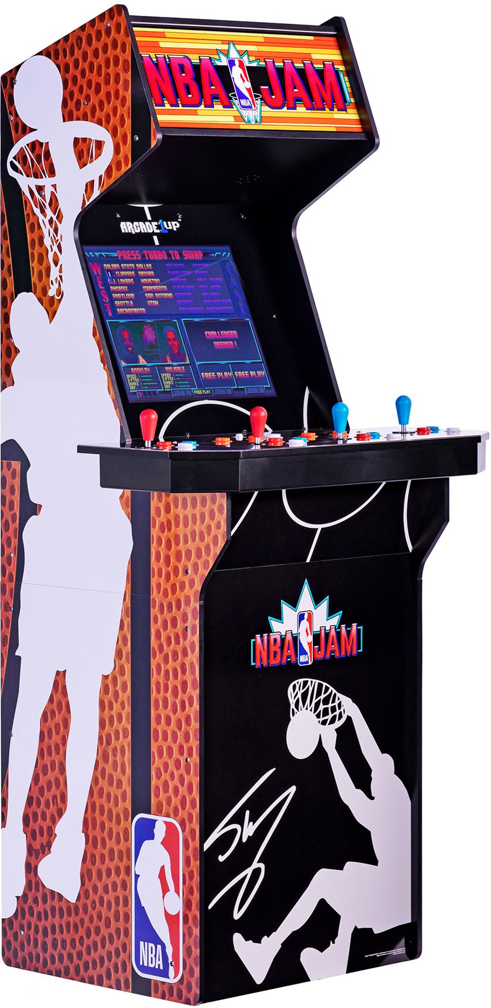 Arcade1Up NBA JAM SHAQ Edition 19" Arcade with Lit Marque