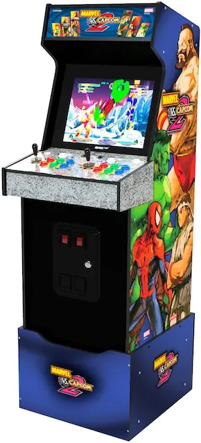 UPRIGHT/MVC_II Arcade1Up Marvel vs Capcom 2 Arcade with Lit Marque-1
