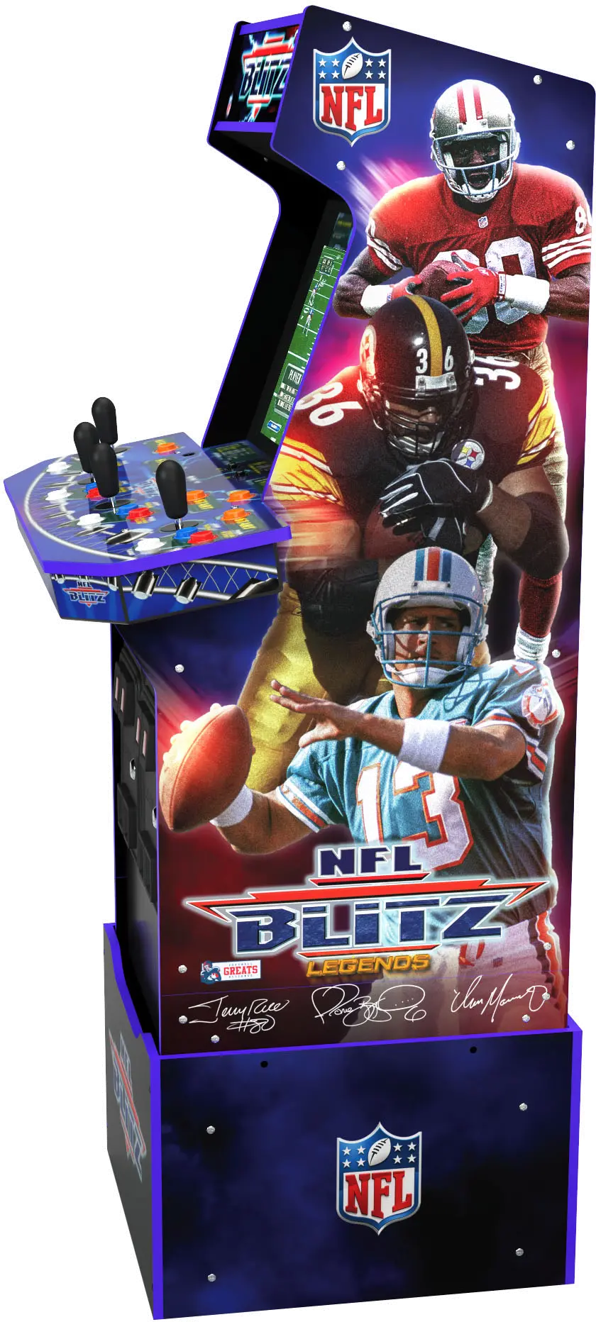 UPRIGHT/NFL-BLITZ Arcade1Up NFL Blitz 4-Player Arcade-3
