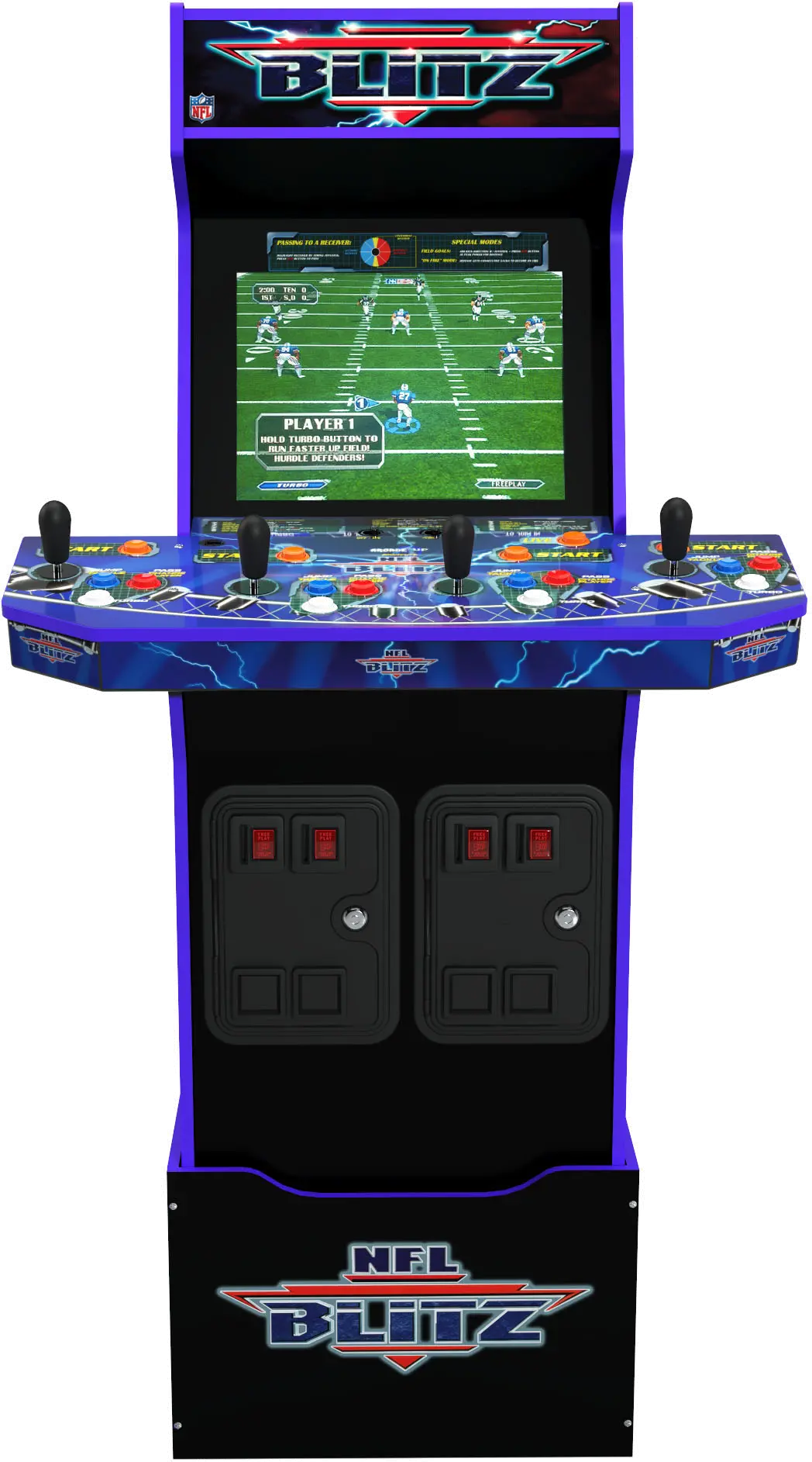 UPRIGHT/NFL-BLITZ Arcade1Up NFL Blitz 4-Player Arcade-7