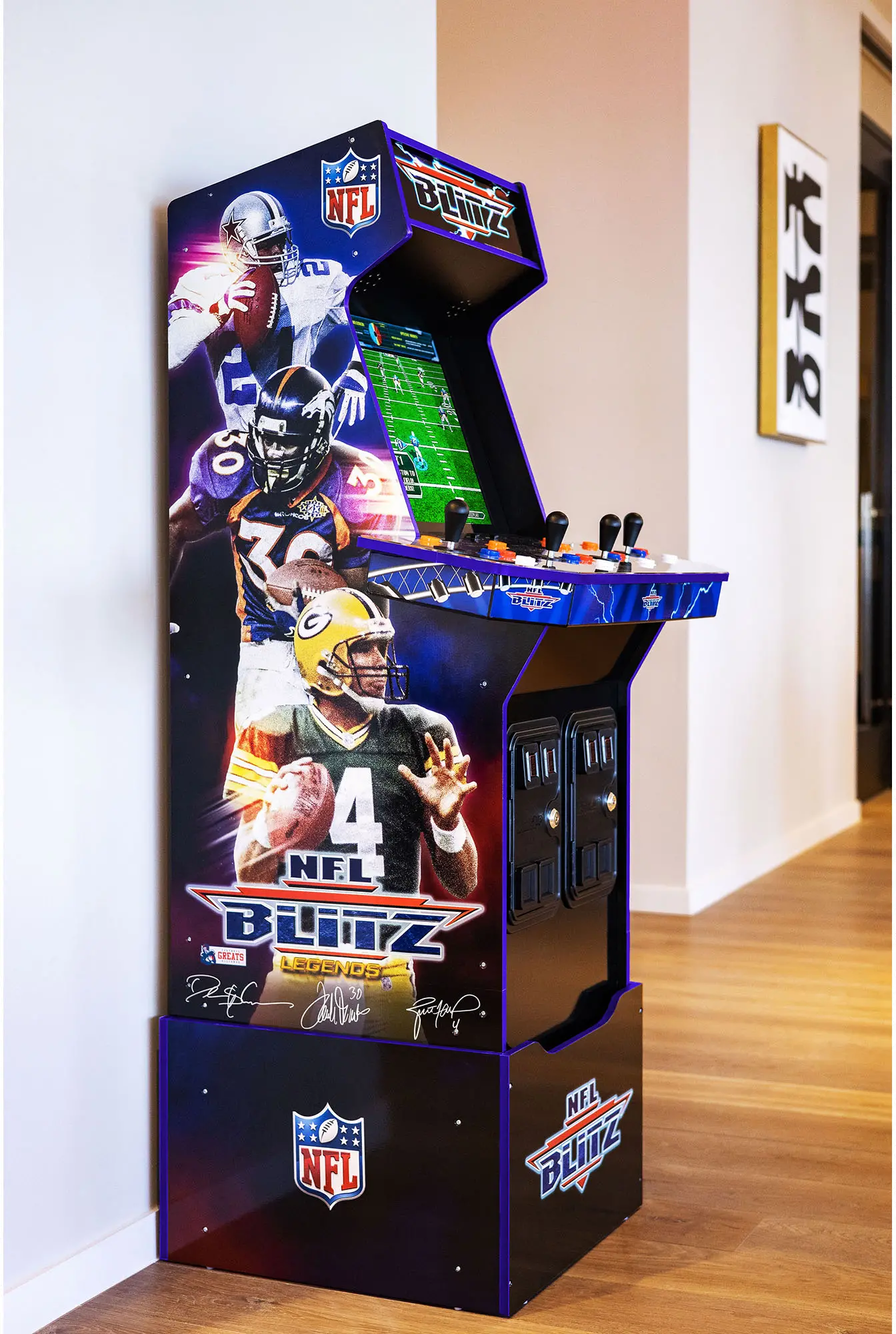 UPRIGHT/NFL-BLITZ Arcade1Up NFL Blitz 4-Player Arcade-8