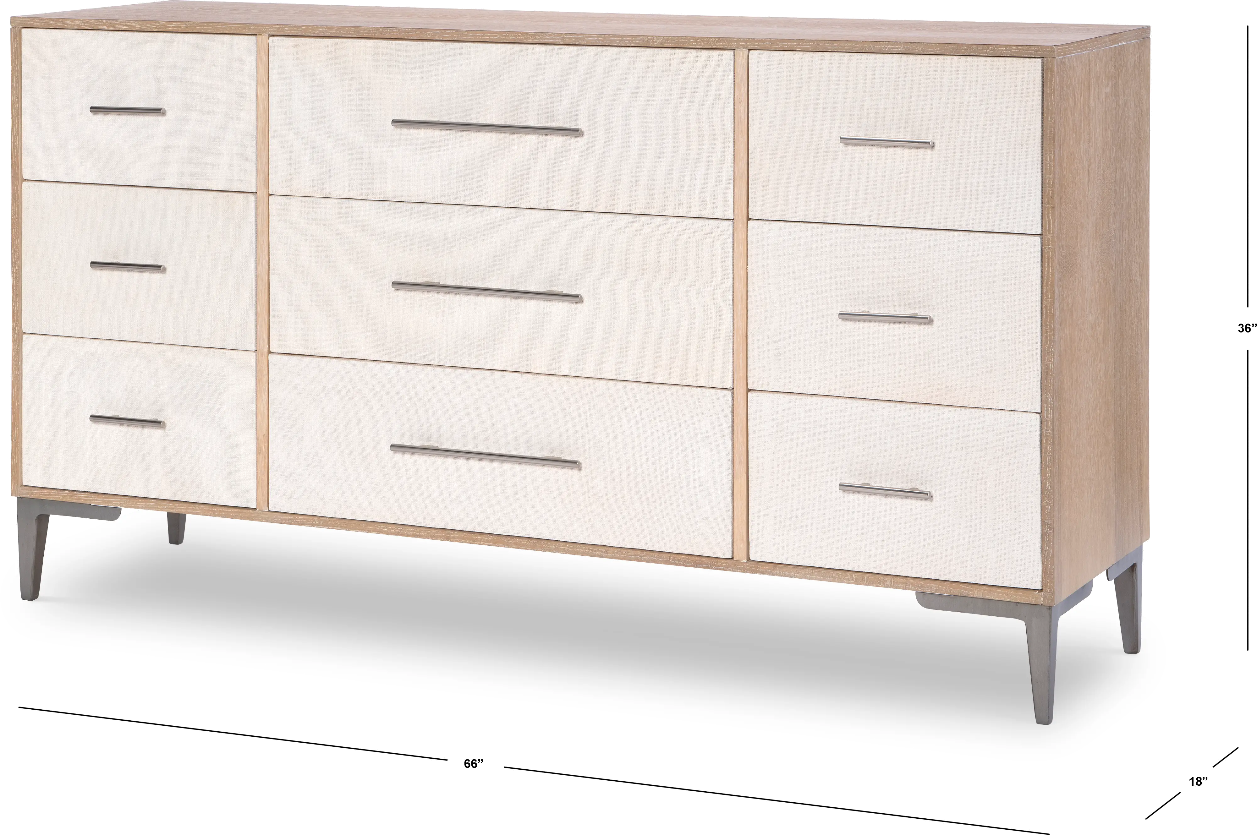Biscayne Natural and Linen Dresser-4