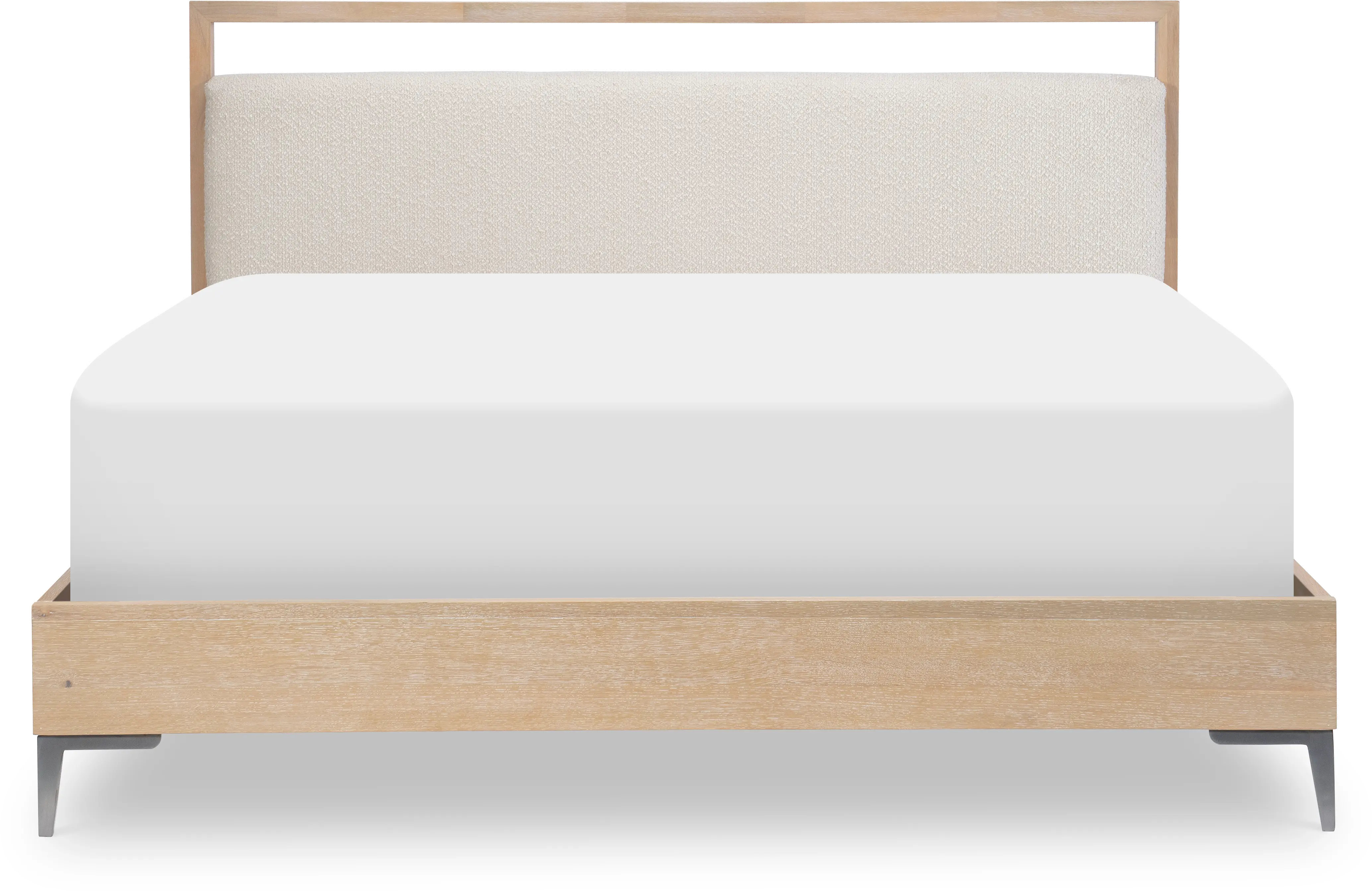 Biscayne Natural and Linen Queen Bed-1