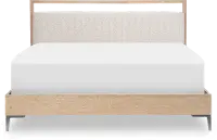 Biscayne Natural and Linen Queen Bed