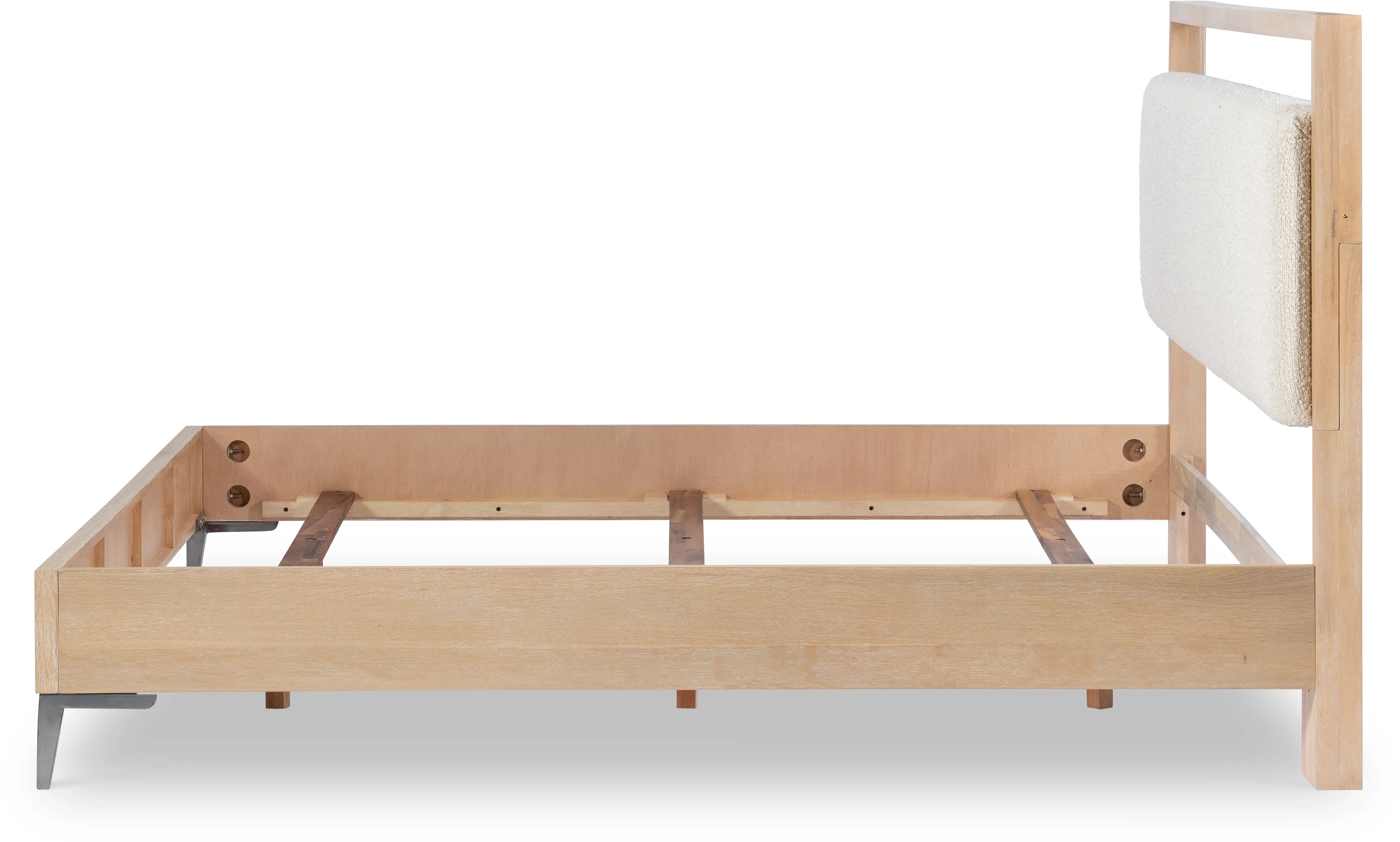 Biscayne Natural and Linen Queen Bed-4