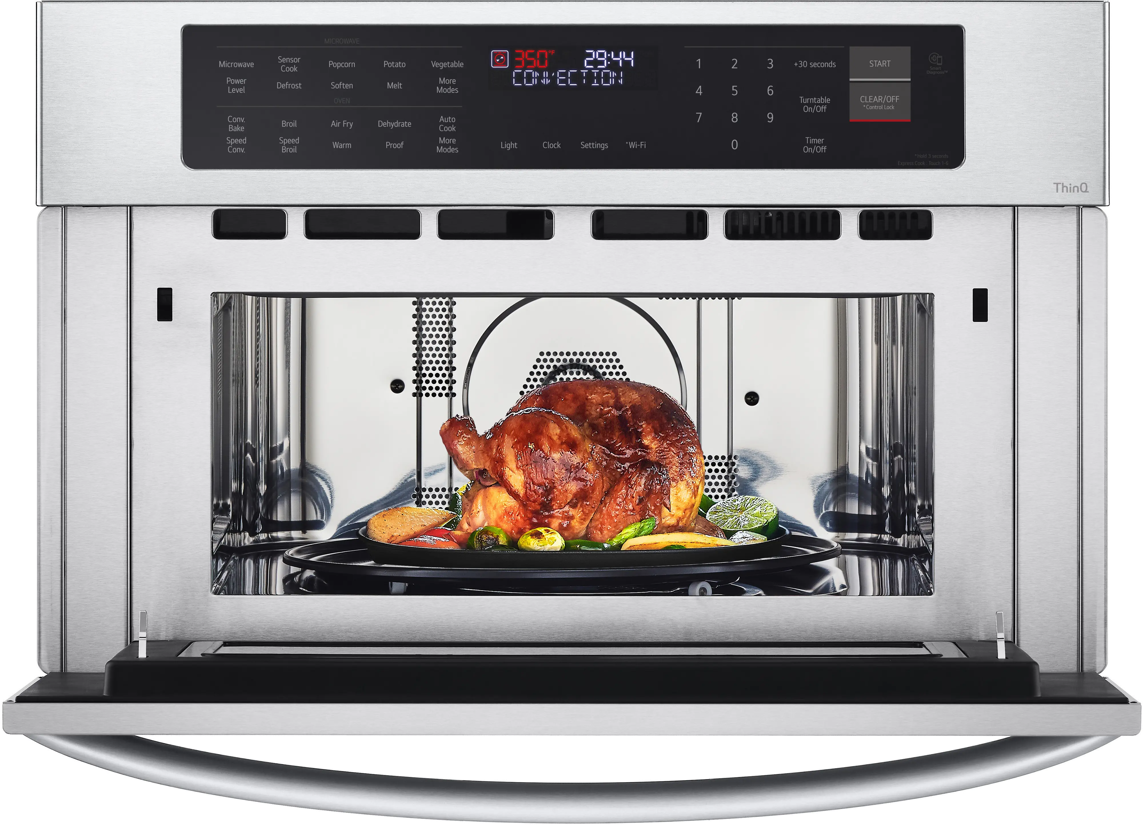 MZBZ1715S LG 1.7 cu ft Microwave and Speed Wall Oven - Stainless Steel 30 Inch-4