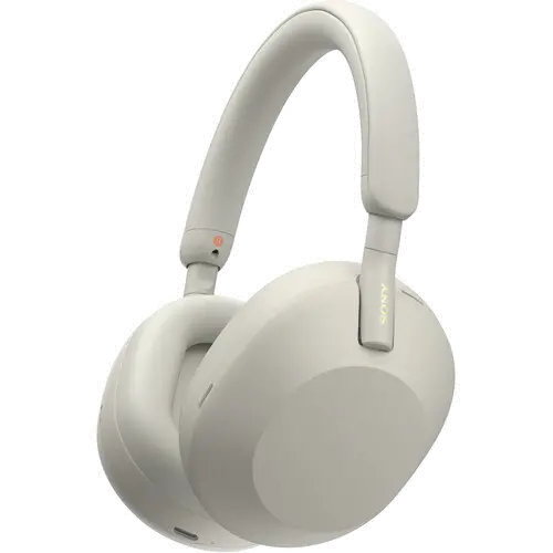 WH1000XM5/S Sony WH-1000XM5 Noise-Canceling Wireless Over-Ear Headphones - Silver-3