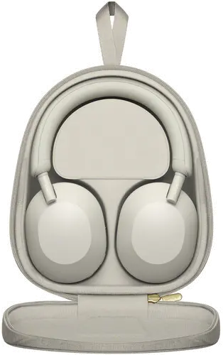 WH1000XM5/S Sony WH-1000XM5 Noise-Canceling Wireless Over-Ear Headphones - Silver-9