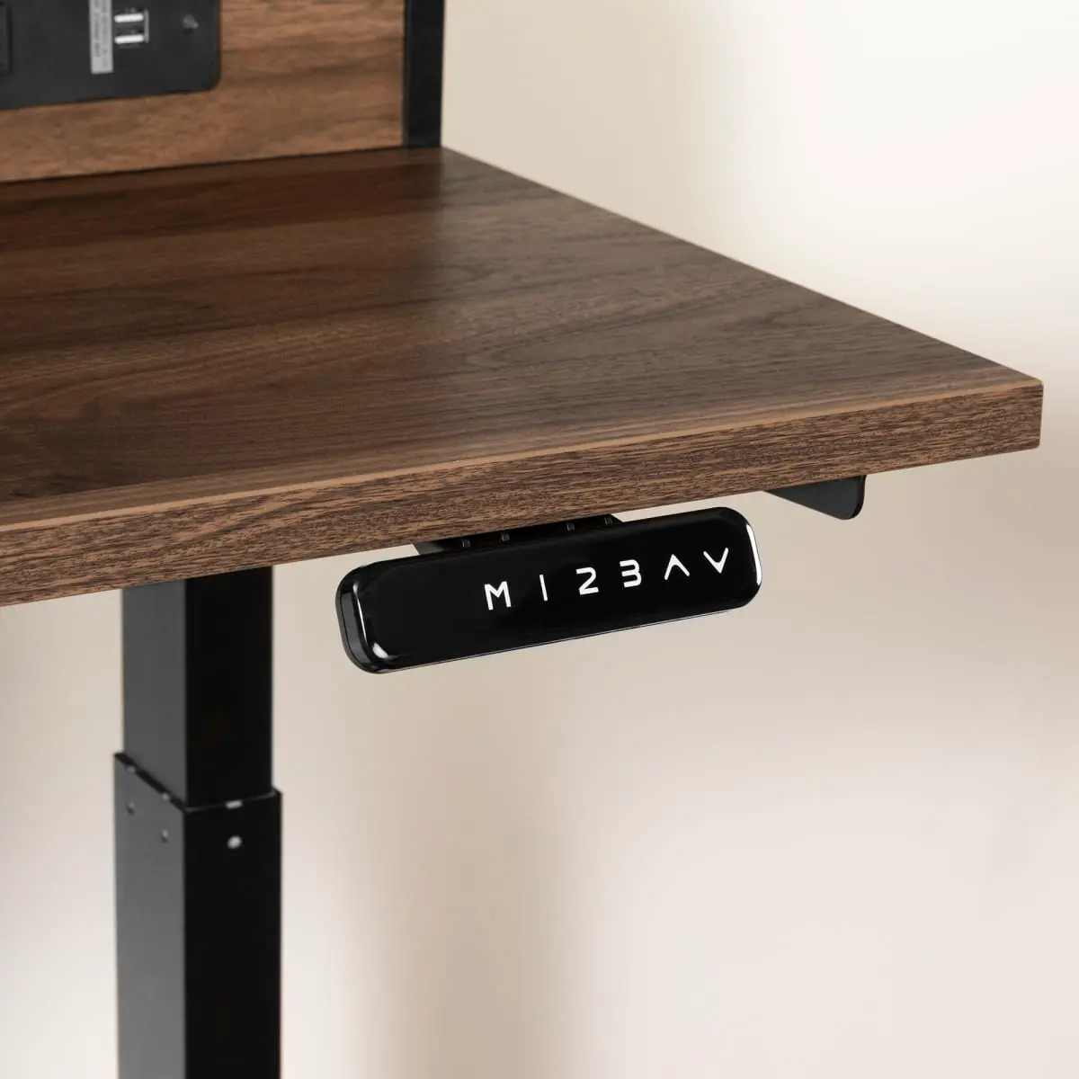 13346 Majyta Walnut Brown Sit and Stand Office Desk - South Shore-10
