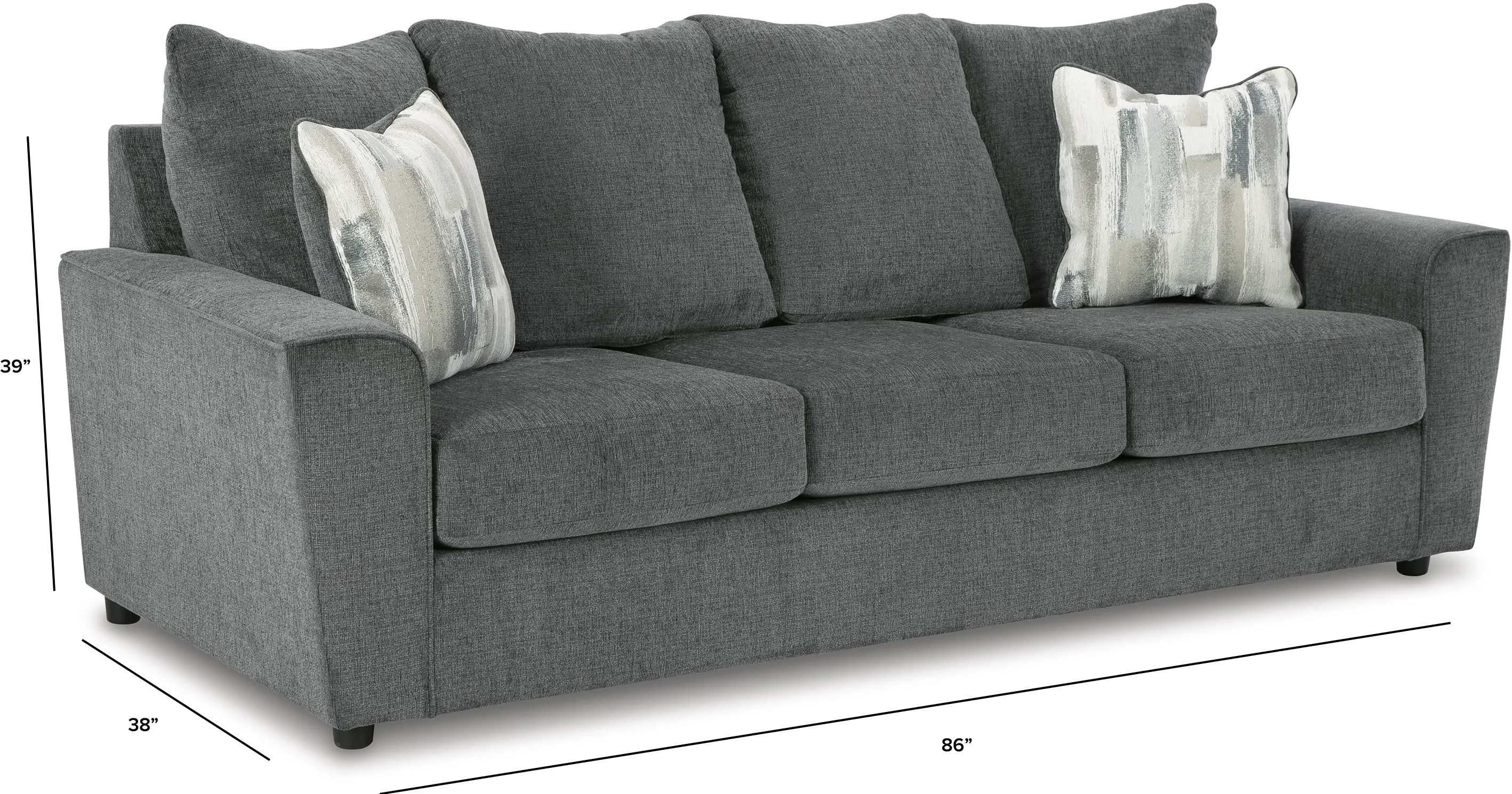 Starling Gray Sofa-4