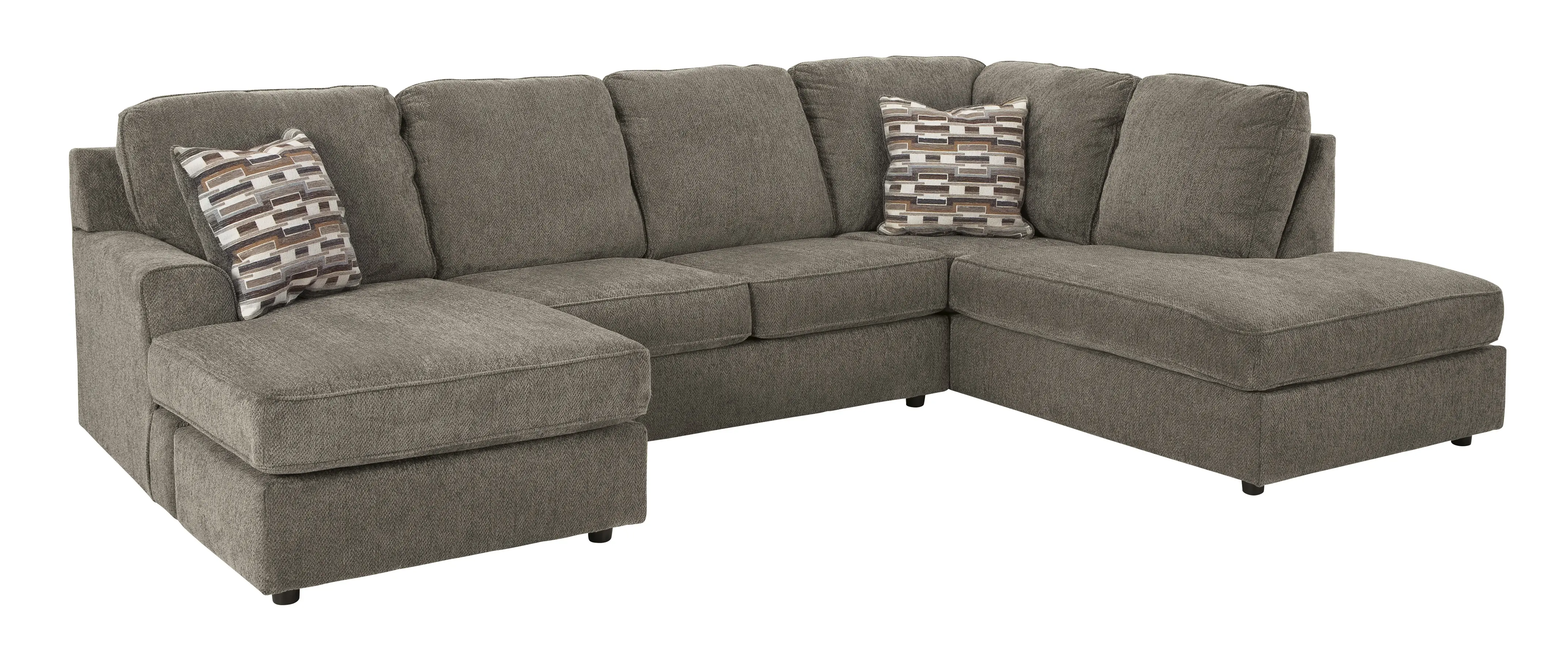 O'Pharrell Putty Brown 2 Piece Sectional-1