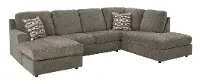 O'Pharrell Putty Brown 2 Piece Sectional