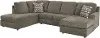 O'Pharrell Putty Brown 2 Piece Sectional