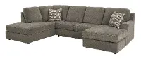O'Pharrell Putty Brown 2 Piece Sectional