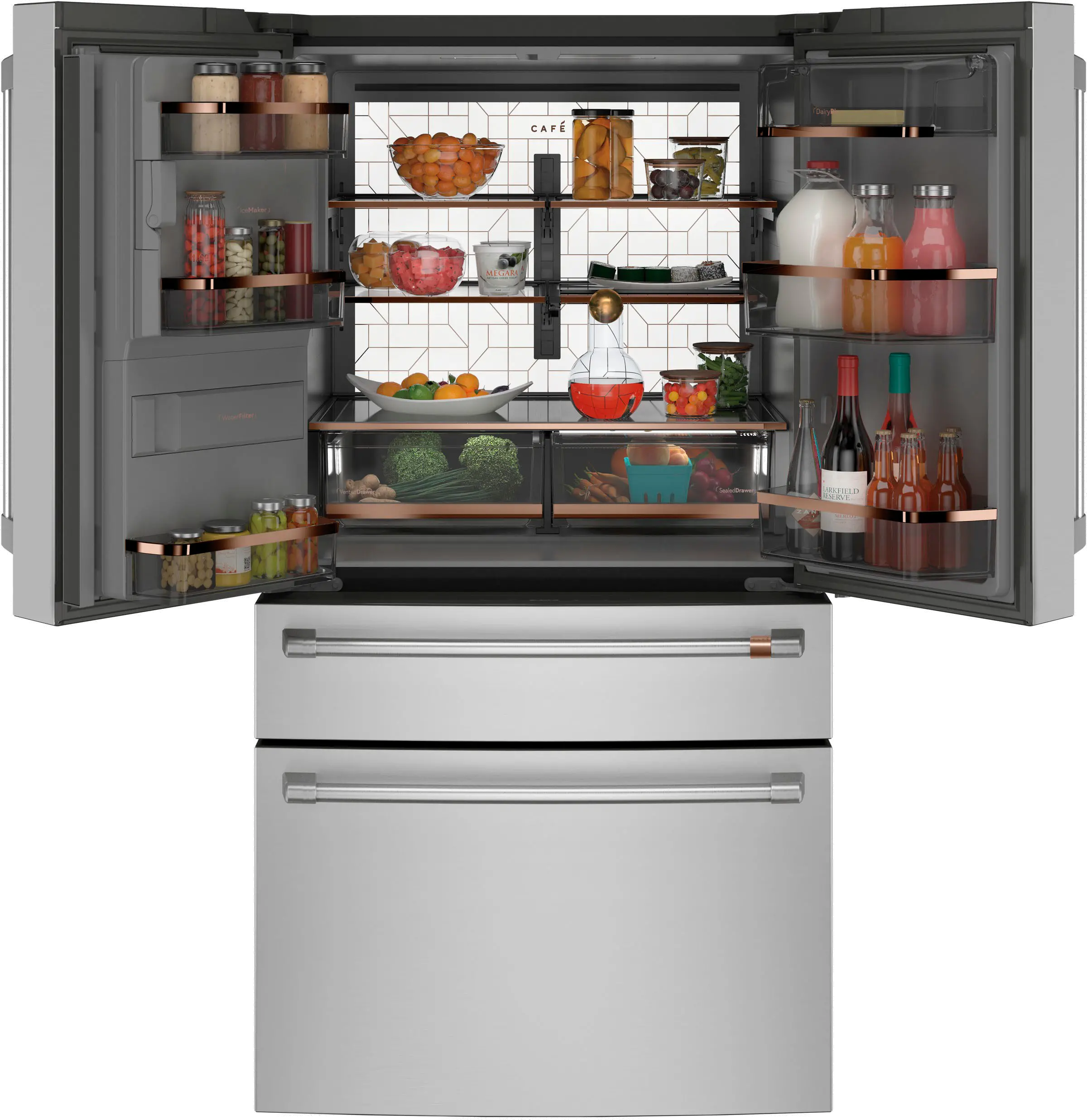 CXE22DP2PS1 Cafe 22.3 cu ft French Door Refrigerator - Stainless Steel-4