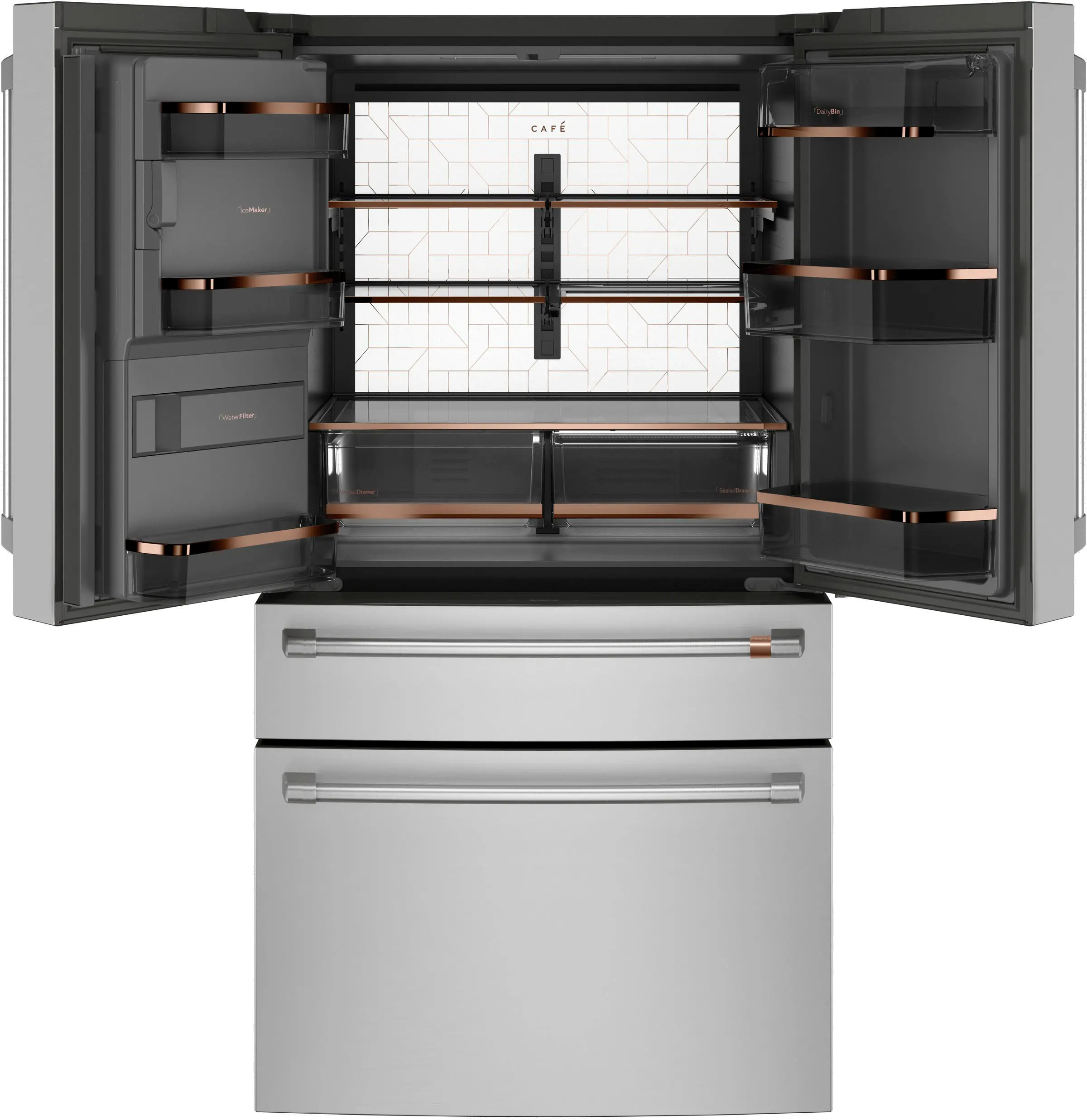 CXE22DP2PS1 Cafe 22.3 cu ft French Door Refrigerator - Stainless Steel-5
