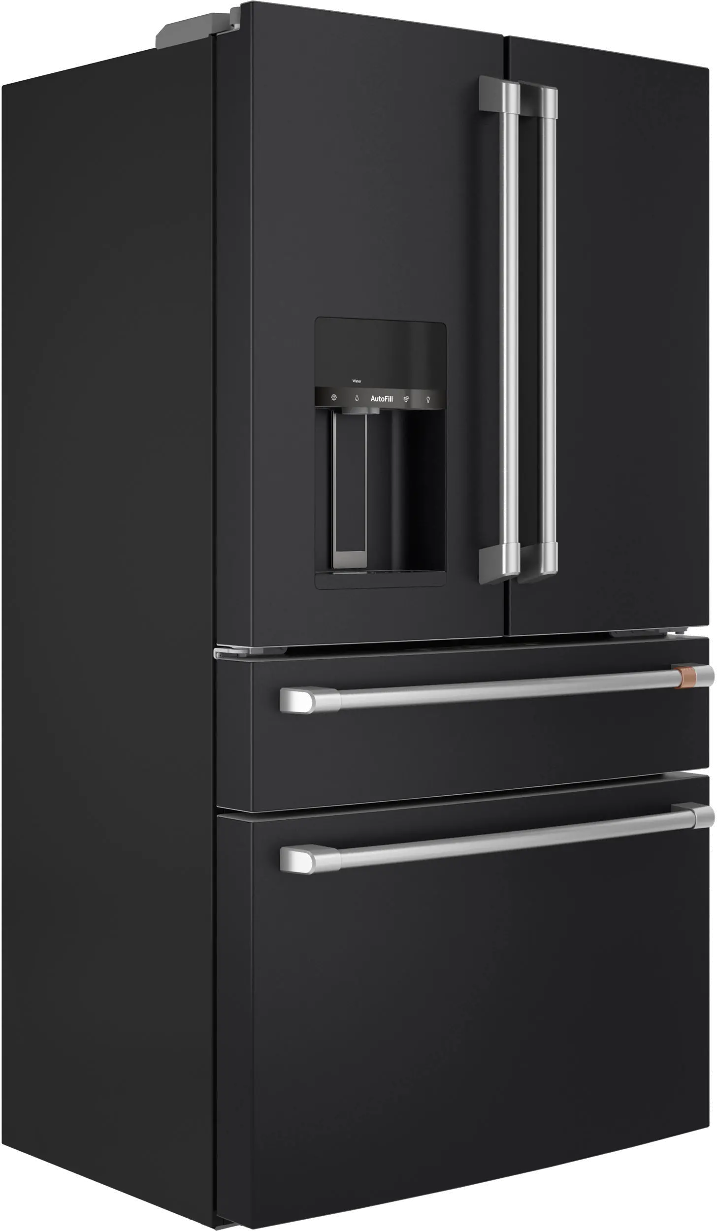 CXE22DP3PD1 GE Cafe 22.3 Cu Ft French Door Refrigerator - Counter Depth Matte Black-5
