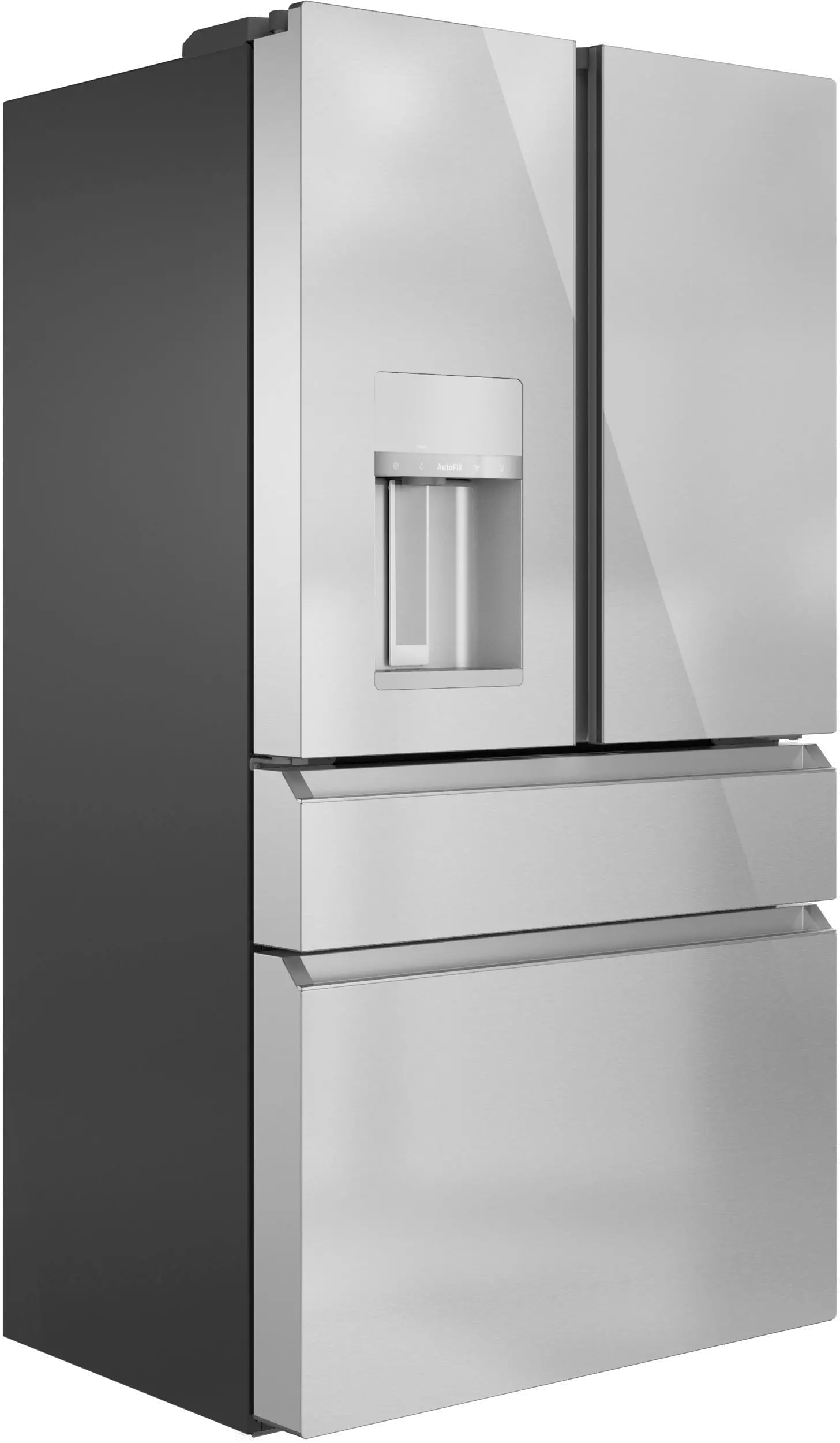 CXE22DM5PS5 Cafe 22.3 Cu Ft French Door Refrigerator - Counter Depth Platinum Glass-3