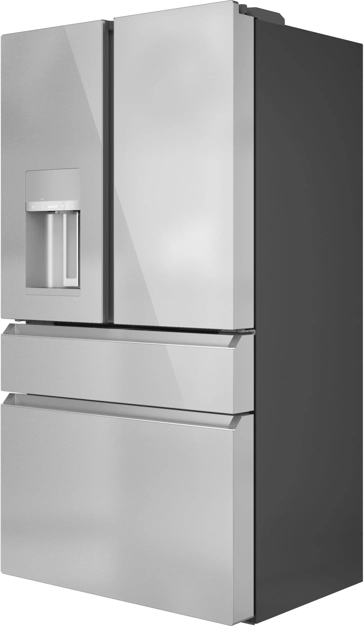 CXE22DM5PS5 Cafe 22.3 Cu Ft French Door Refrigerator - Counter Depth Platinum Glass-4