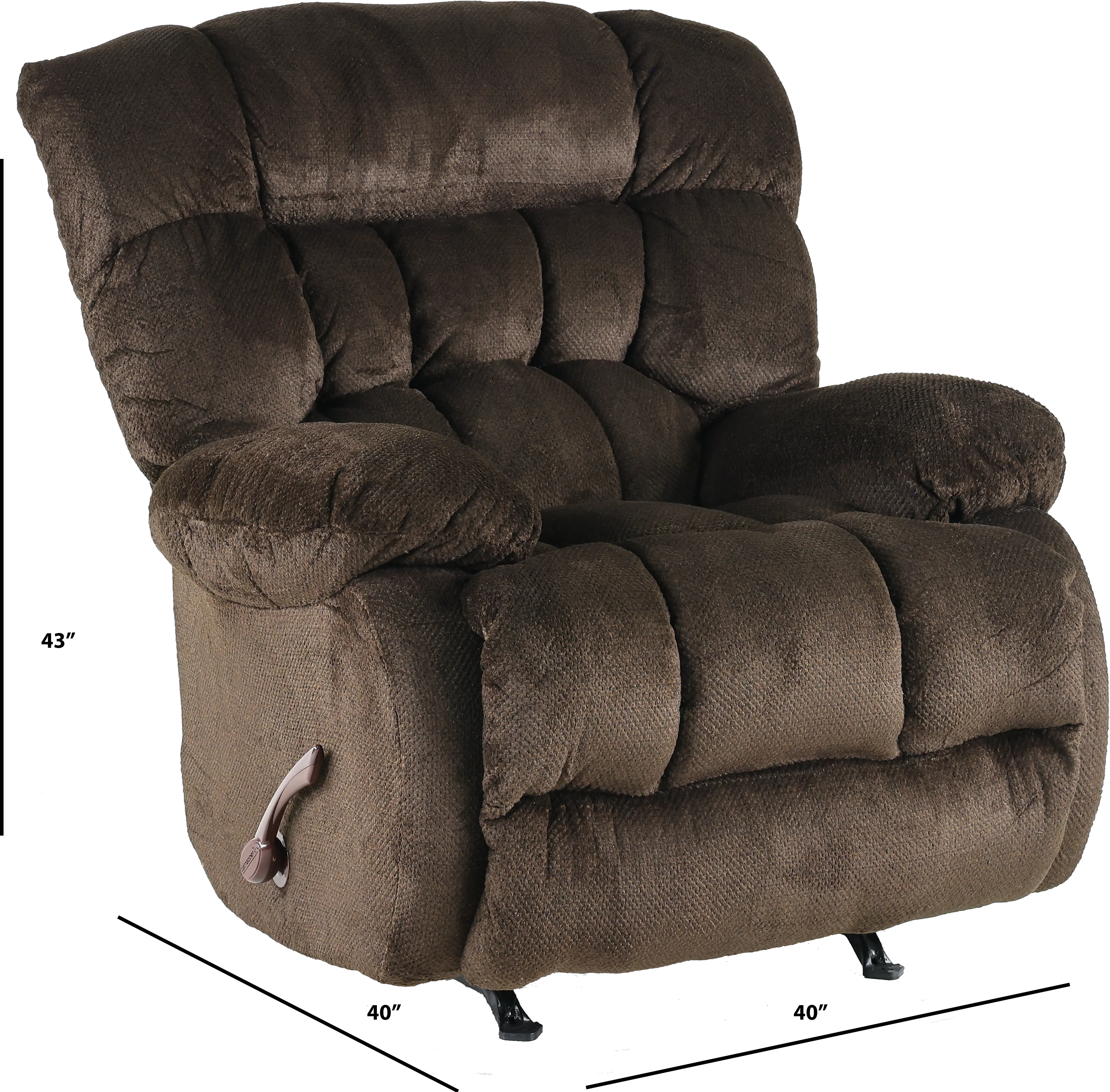 4765-2/1622-09 Daly Chocolate Brown Rocker Recliner-3