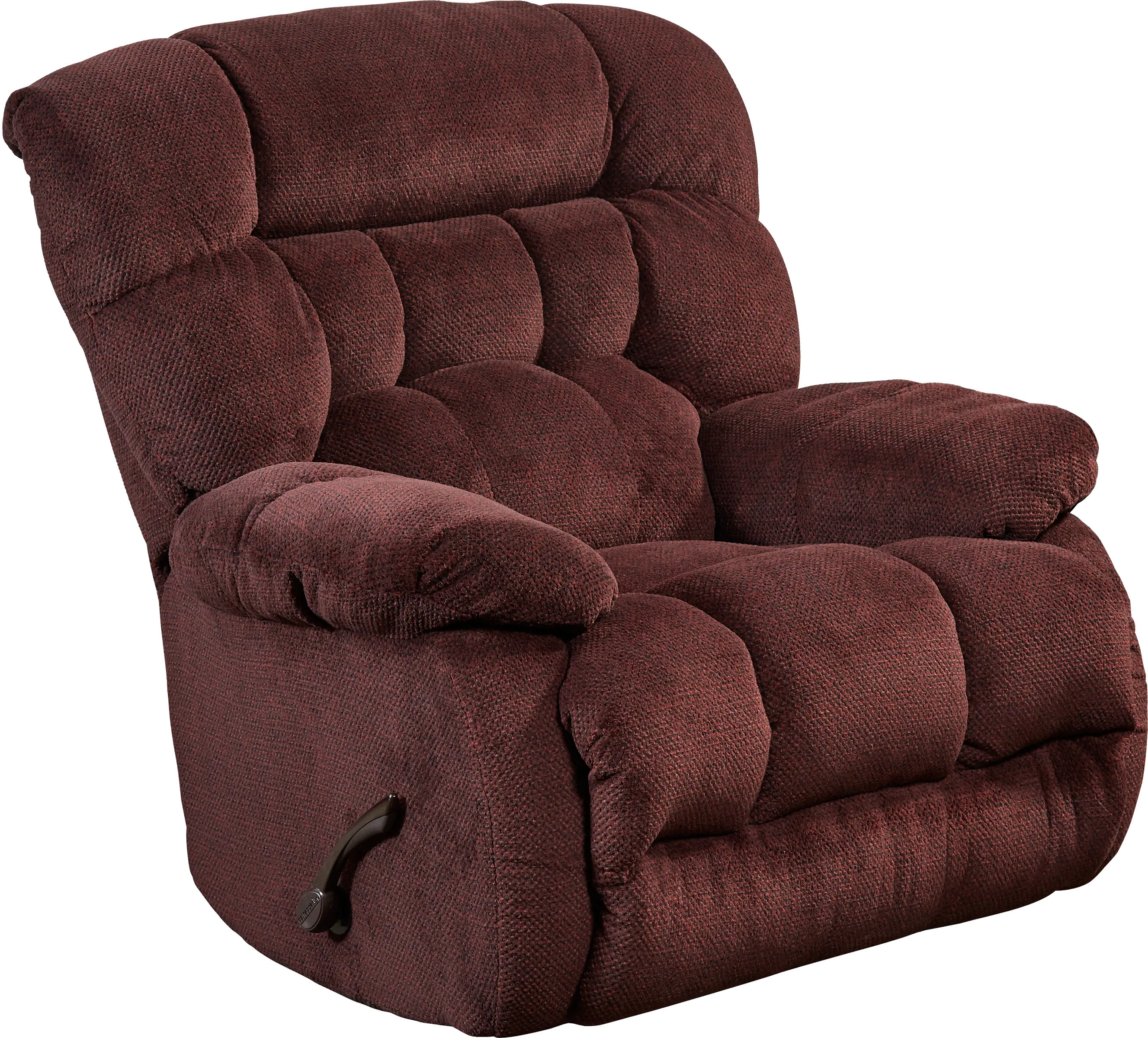 4765-5/1662-14 Daly Cranapple Red Swivel Glider Recliner-1