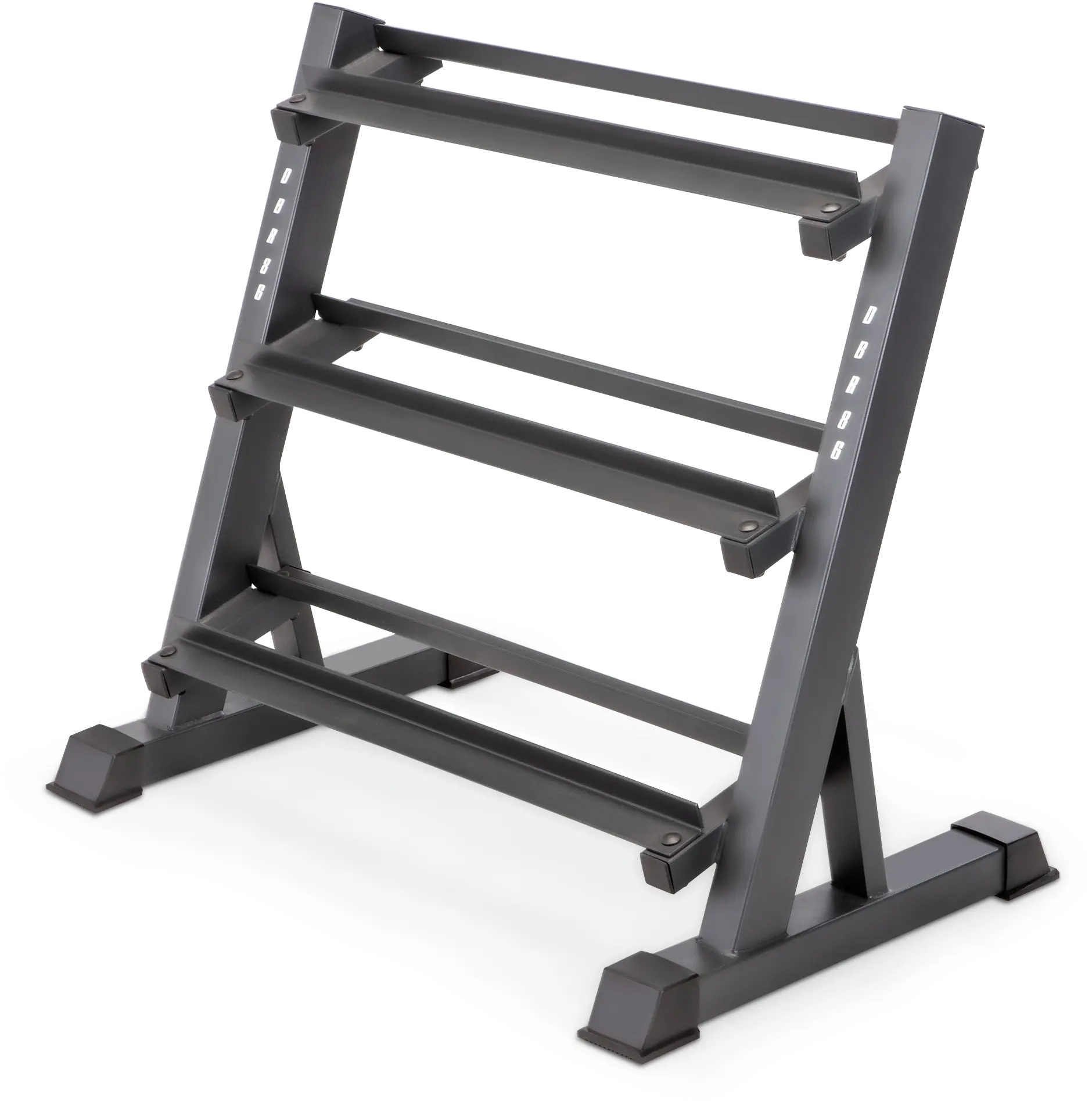 DBR-86 Marcy 3-Tier Black Dumbbell Rack-1
