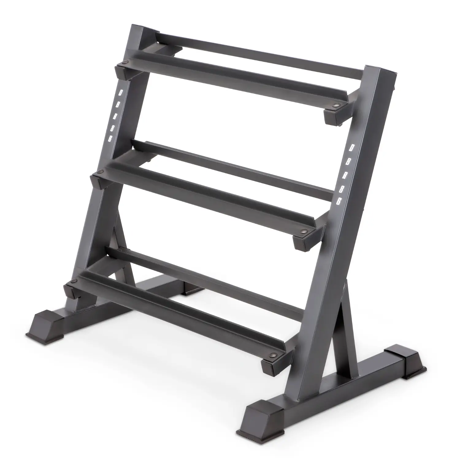 DBR-86 Marcy 3-Tier Black Dumbbell Rack-1
