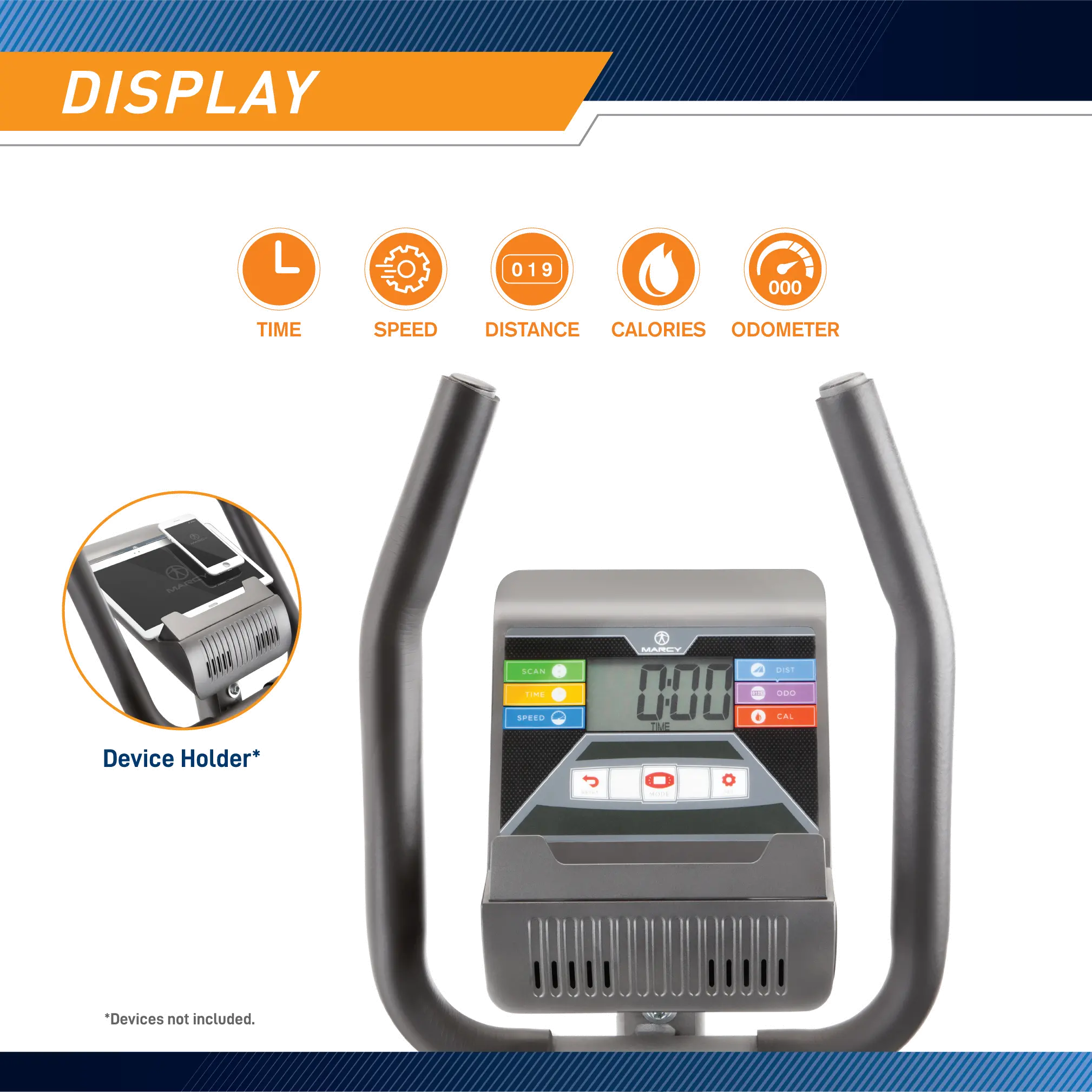 NS-40501E Marcy Gray Elliptical Trainer-4