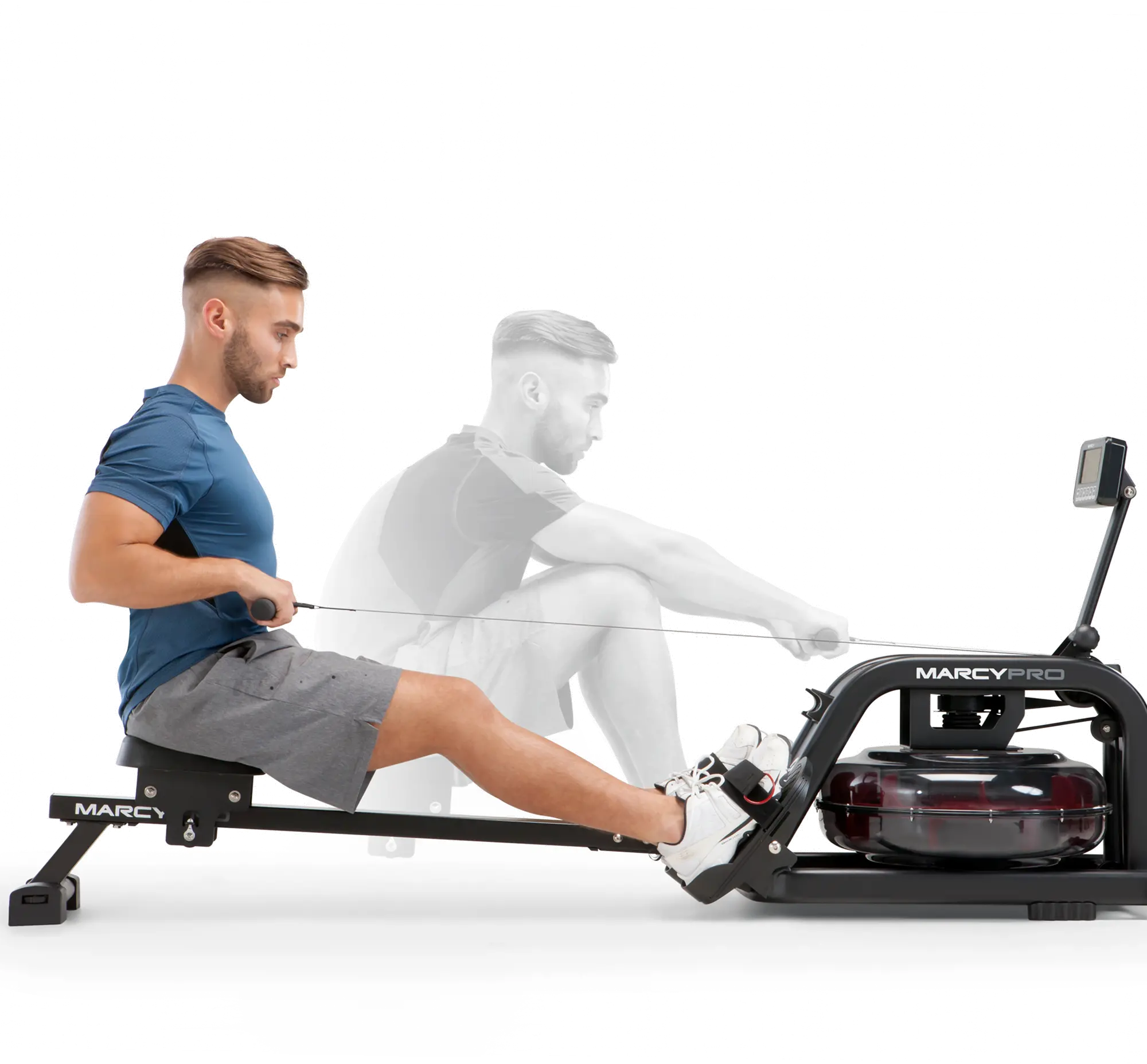NS-6070RW Marcy Water Rowing Machine - Black-3