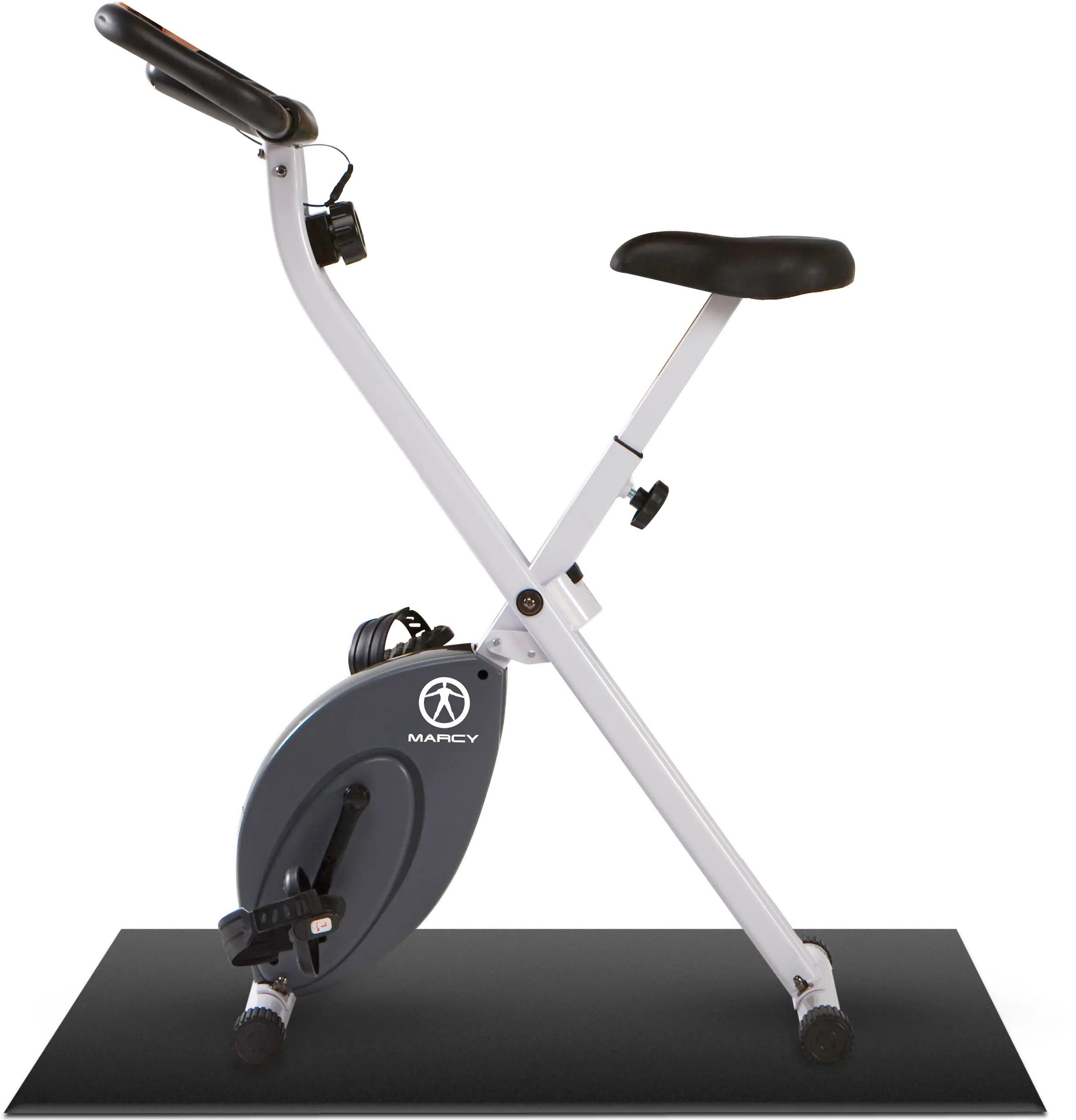 NS-652 Marcy White Foldable Exercise Bike White-10
