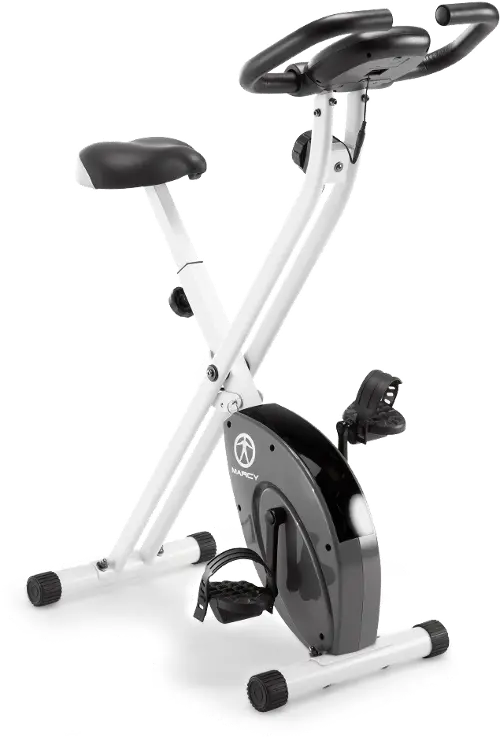 Marcy Foldable Upright Exercise Fold Flat Exercise Bike Marcy