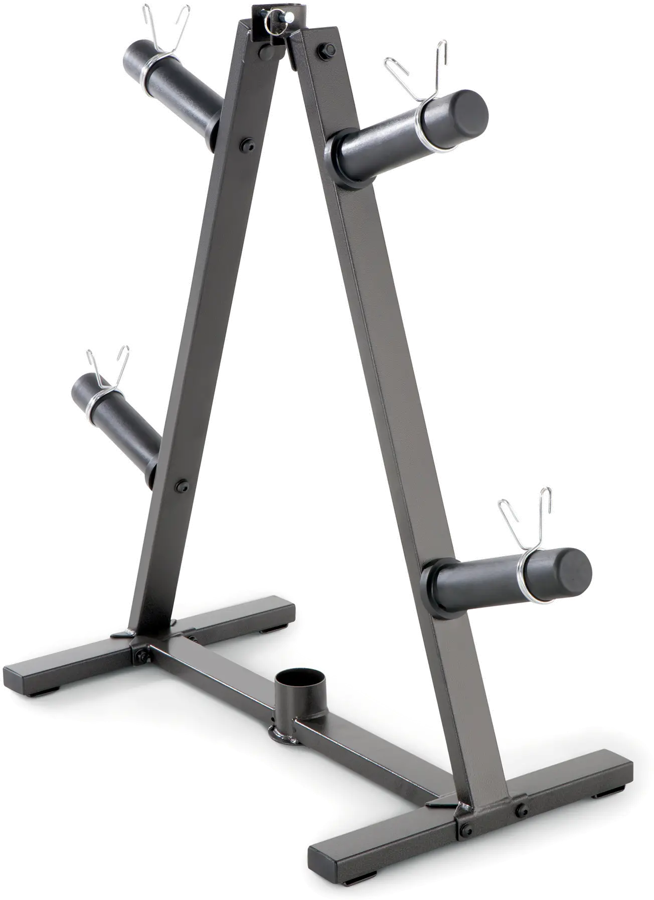 PT-5740 Impex Black A-frame Olympic Weight and Bar Organizer-1
