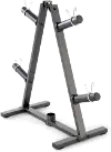 PT-5740 Impex Black A-frame Olympic Weight and Bar Organizer
