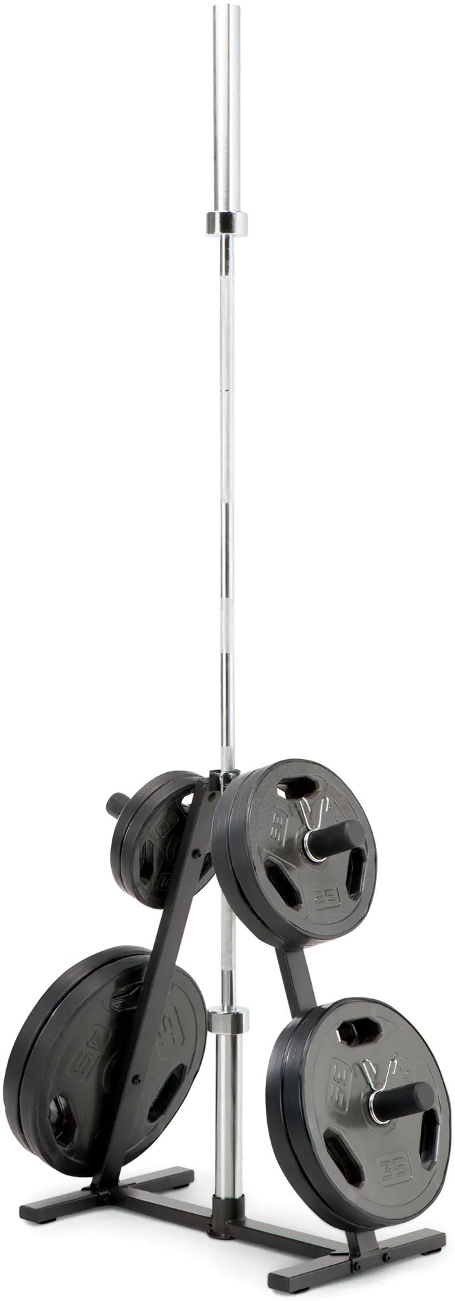 PT-5740 Impex Black A-frame Olympic Weight and Bar Organizer-4