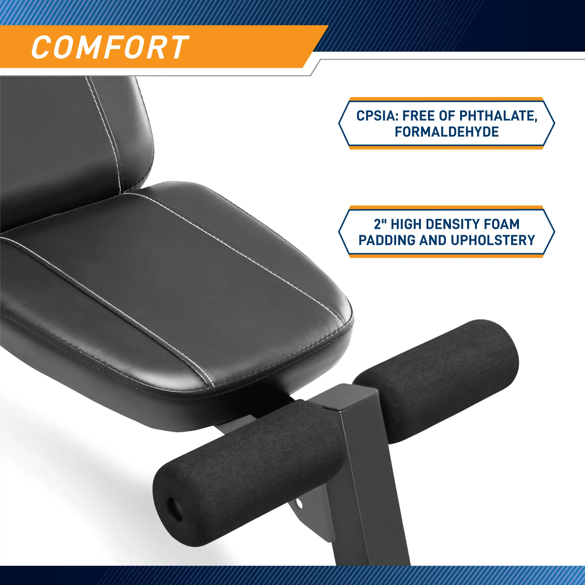 Impex Adjustable Black Weight Bench | RC Willey