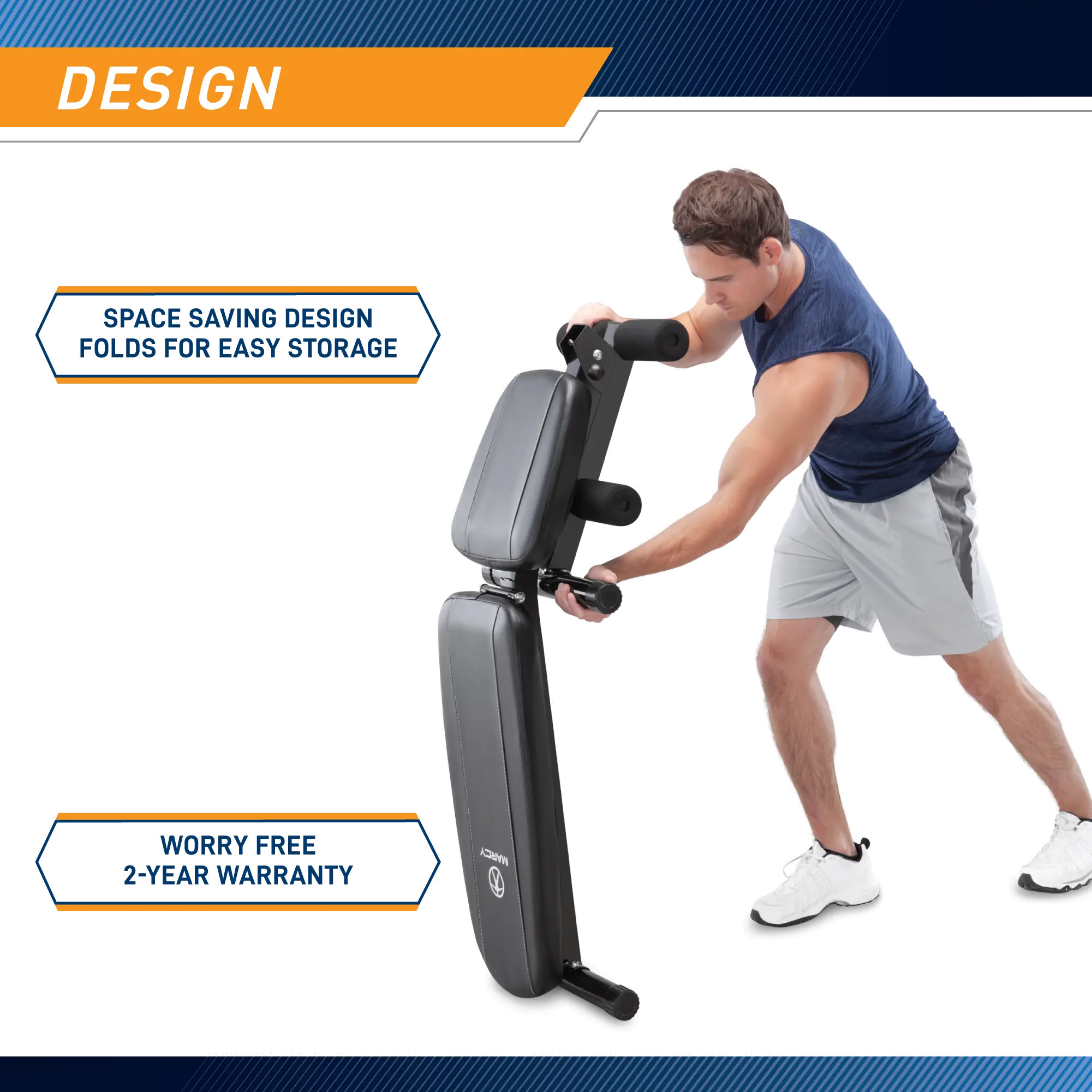 SB-10115 Impex Adjustable Black Weight Bench-5